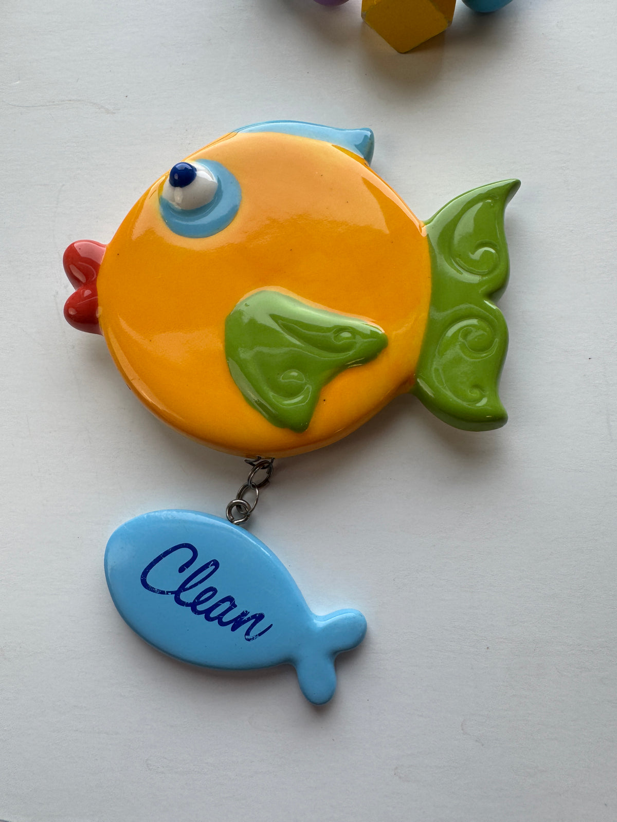525 - bundle deal, fabric sleeve, tattoos, soft, comfort symbol, keychains, and a clean/dirty magnet fish
