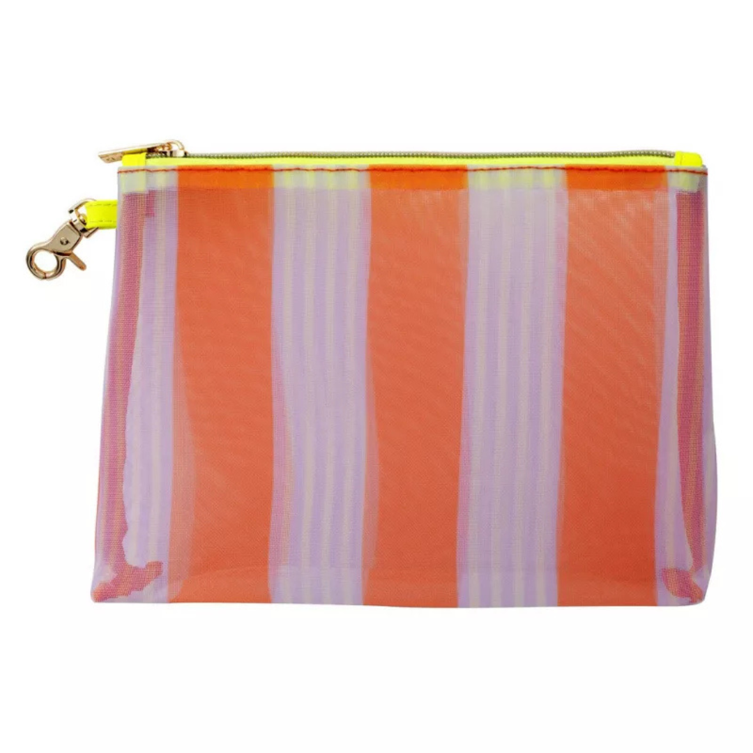 Noted by Post-it Pen and Pencil Pouch, Orange & Pink