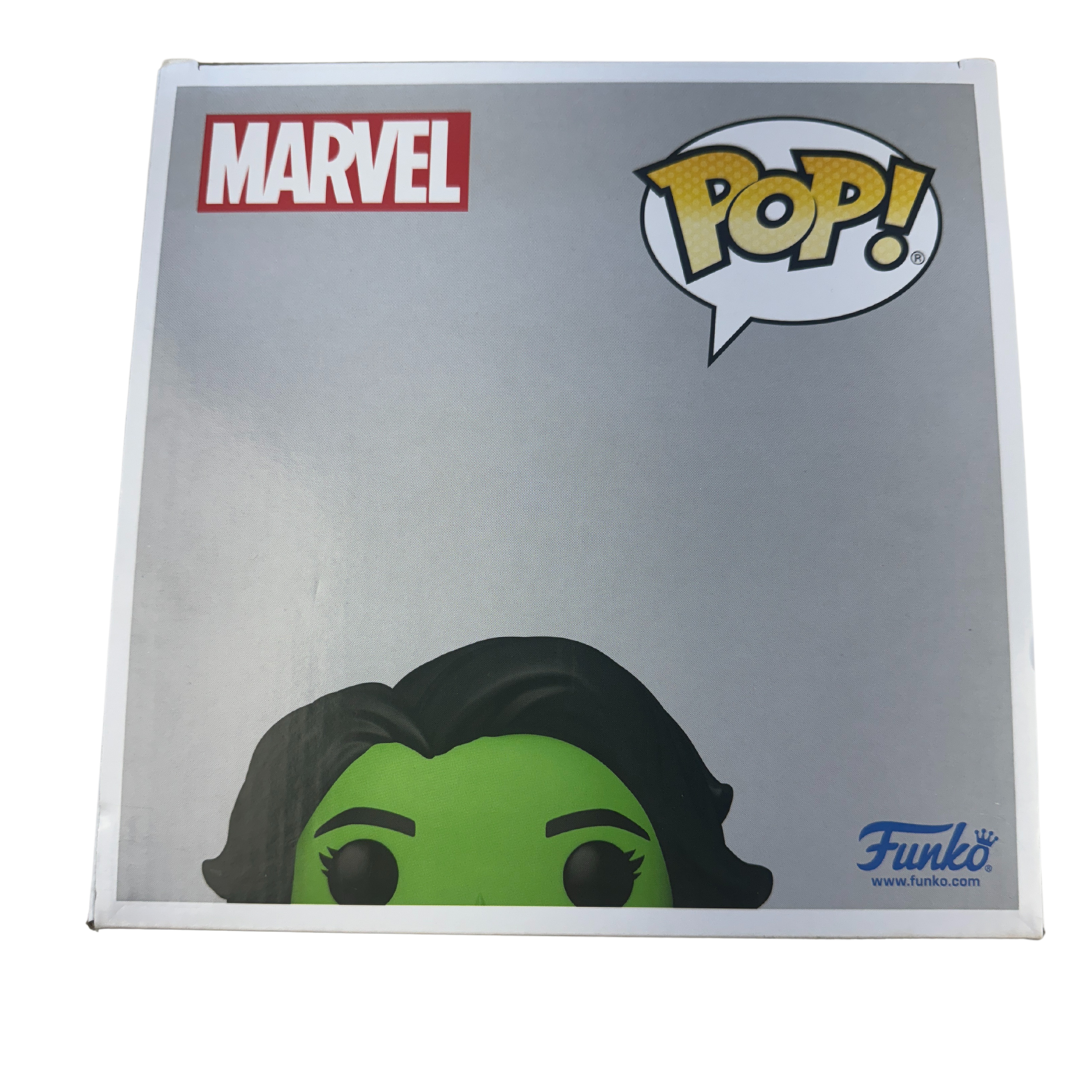 Large Funko Pop! She-Hulk Bobble-Head #1135- Marvel Comics Collectible Figurine - Big and Bold Collector's Item!