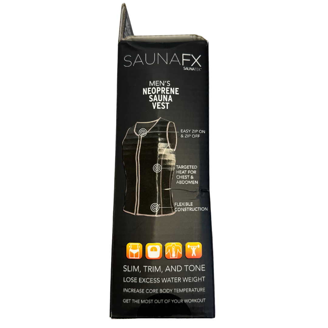 Sauna FX Men's Neoprene Sauna Vest - Body Shaper for Weight Loss and Workout