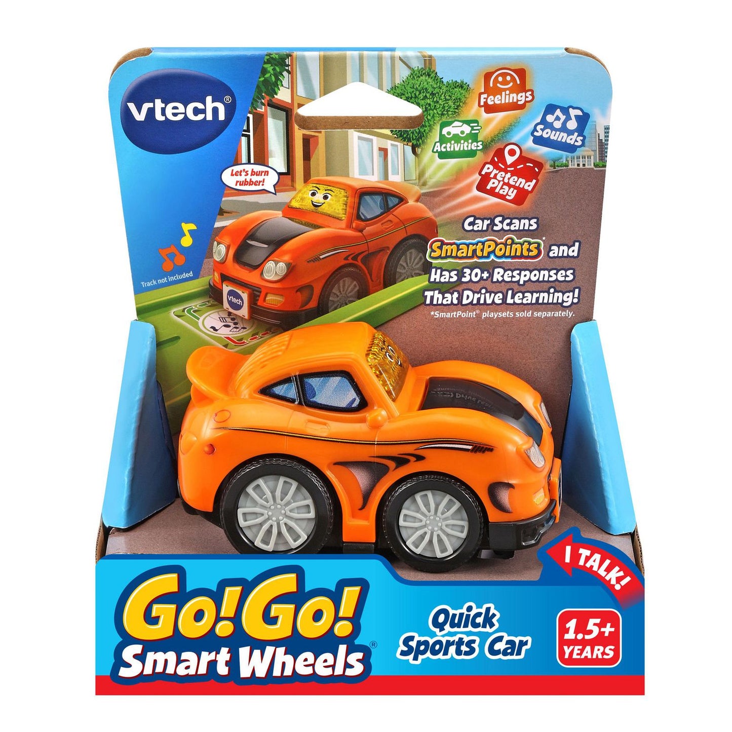 VTech Go! Go! Smart Wheels® Quick Sports Car - English Version, 1-5 Years