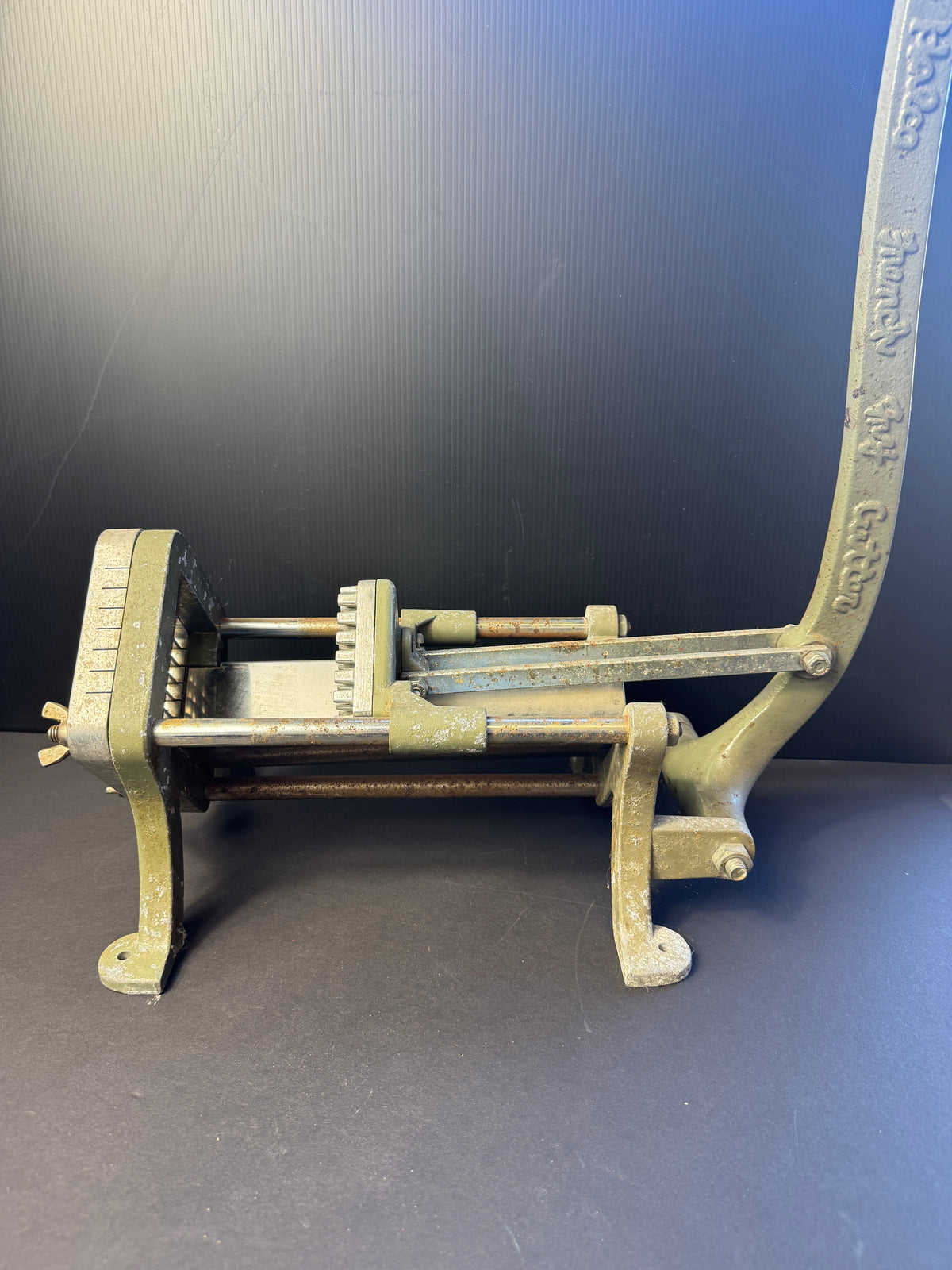 Vintage Halco French Fry Potato Cutter Cast Iron Made in Taiwan