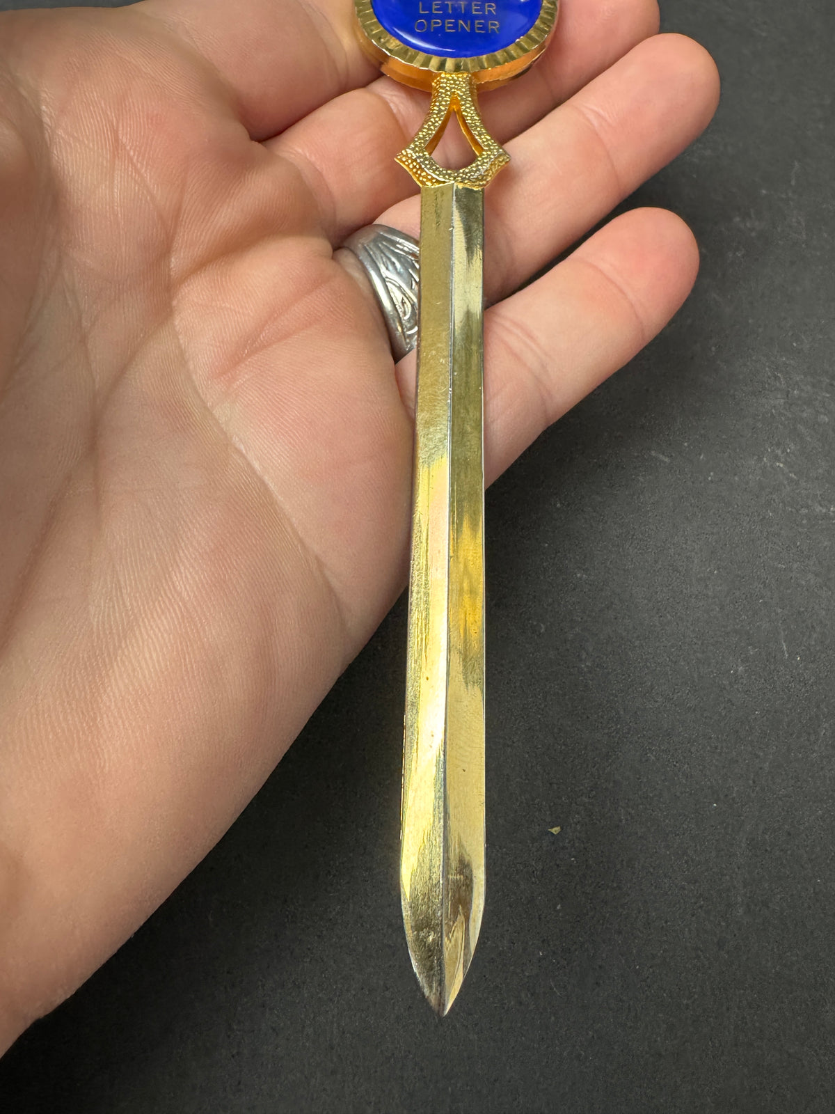 487 - letter opener city employees credit union DC – 50 diamond cut