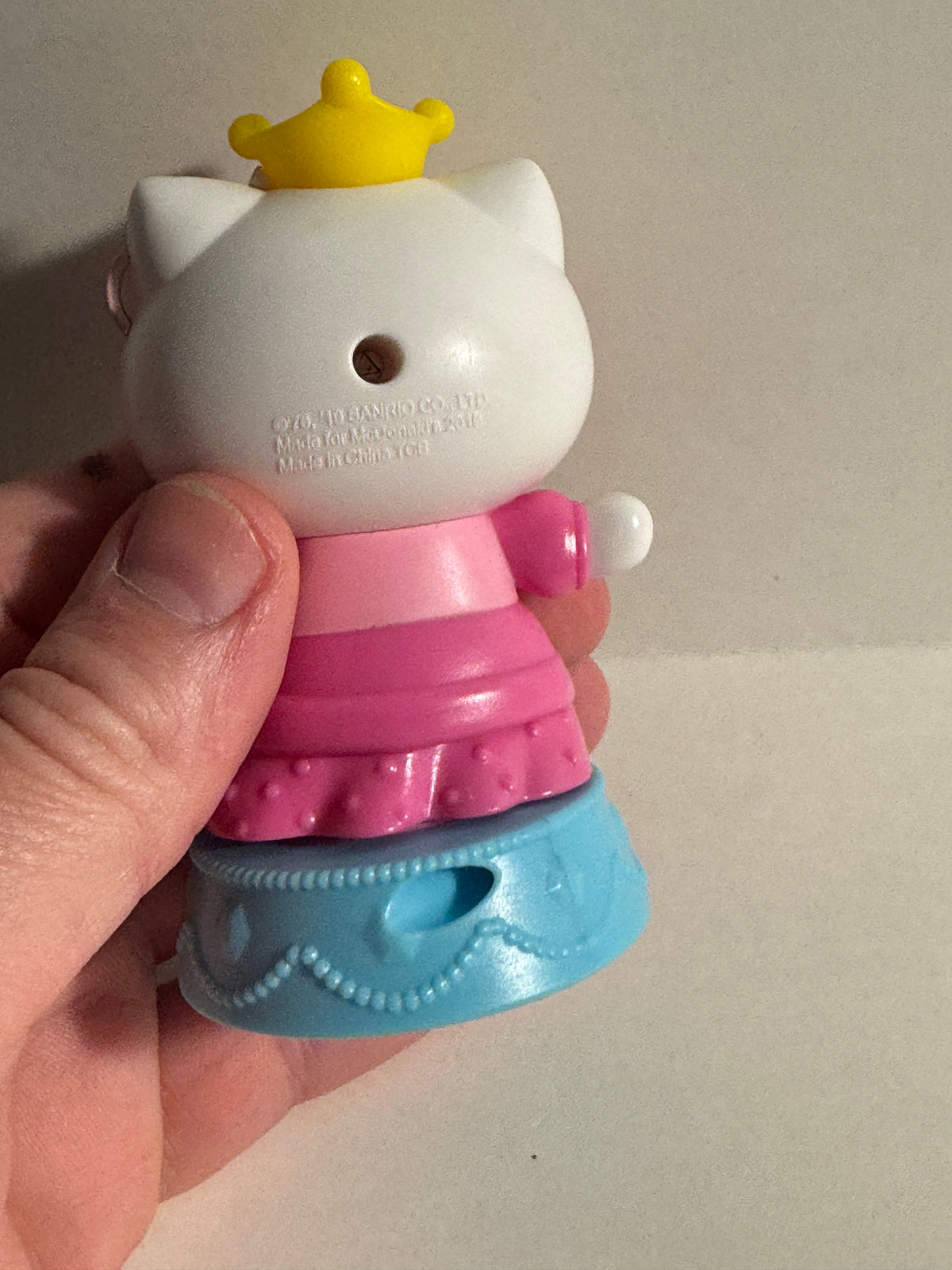 551 - Hello Kitty McDonald’s Happy Meal Toy #3 – Spinning Princess Figure 2019