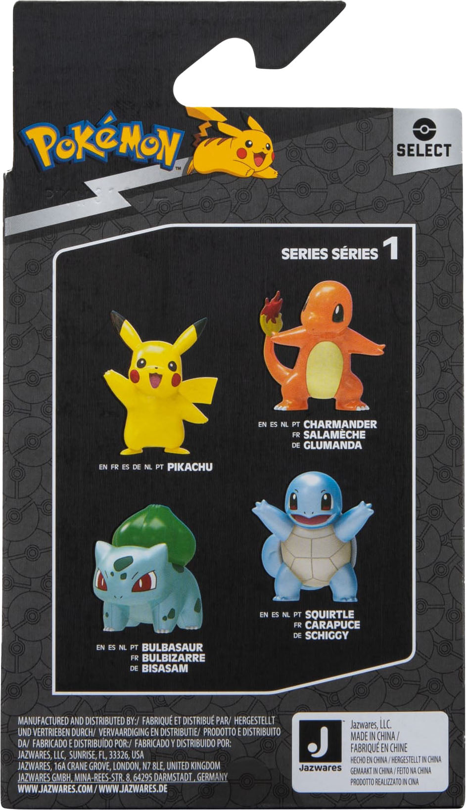 Jazwares - Pokemon Select - 3" Metallic Figure - Pikachu