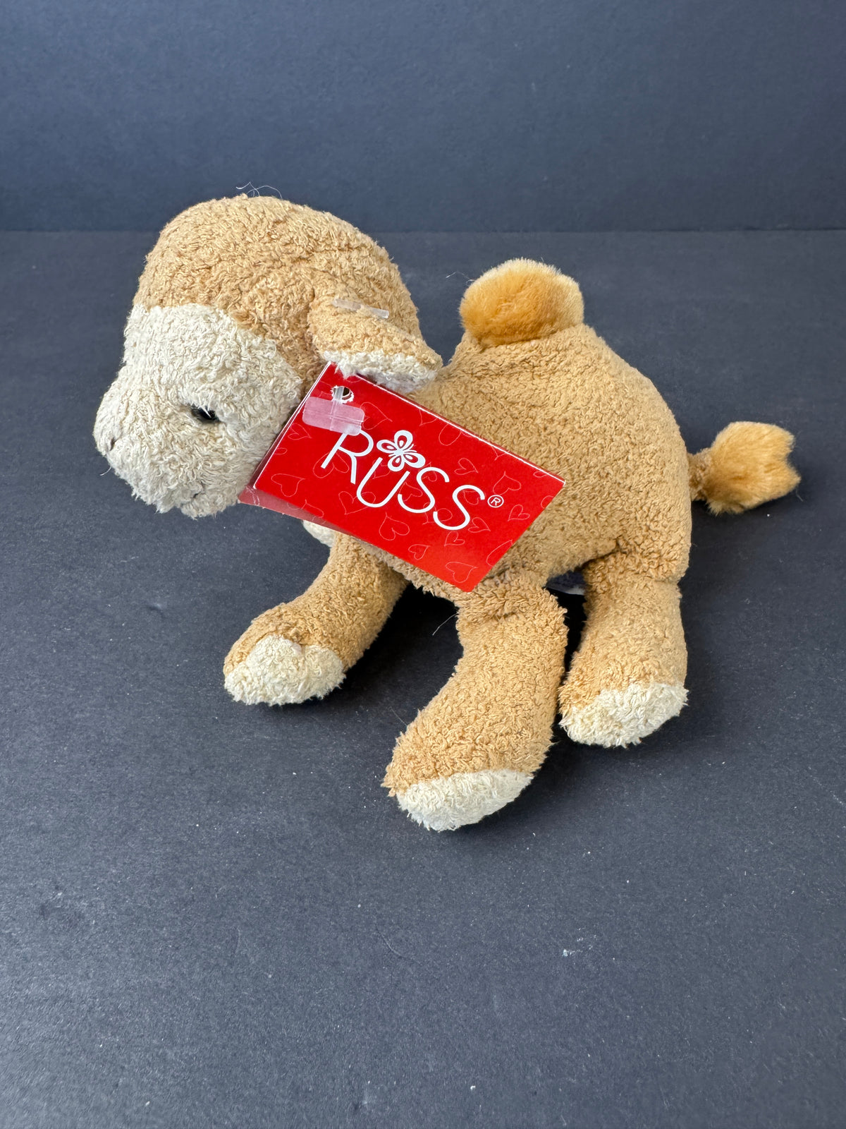 578 - Vtg Russ Berrie Luv Pets Sahara Camel Plush Bean Bag