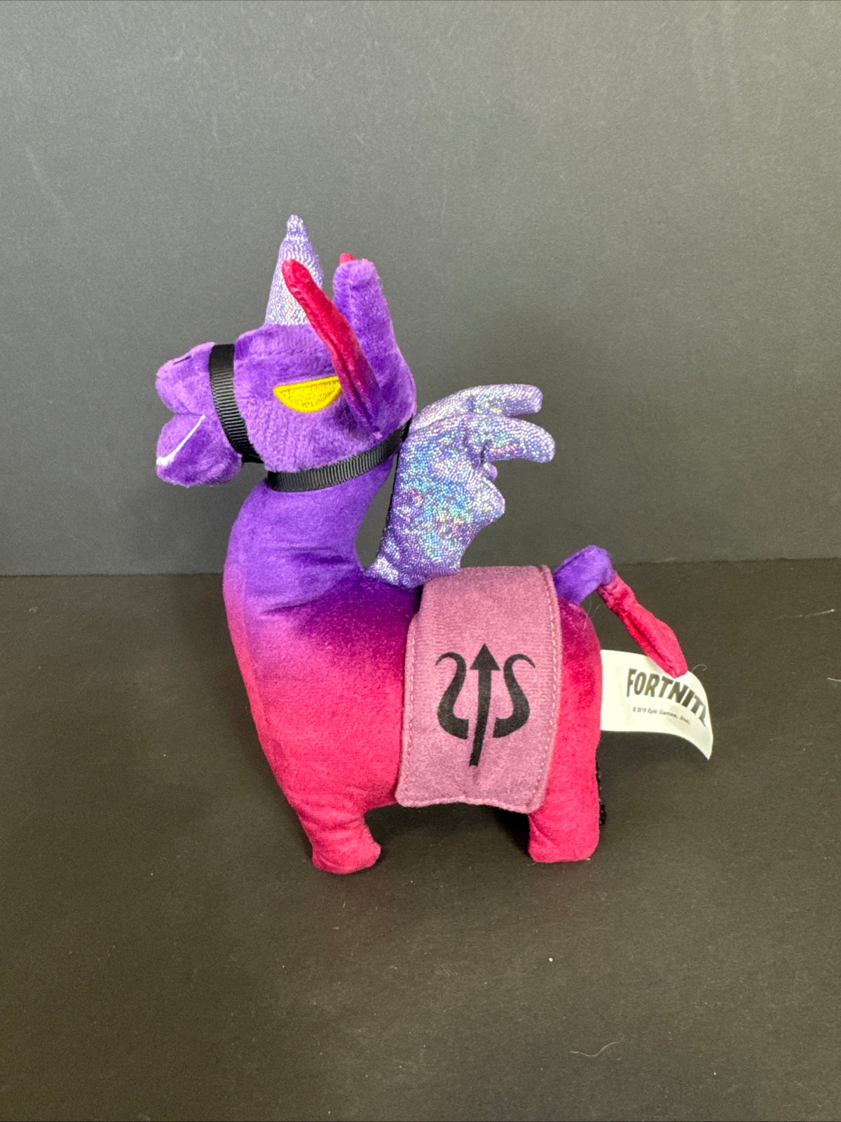 480 - Fortnite Dark Llamacorn 7" Plush Llama Unicorn Sparkly Wings