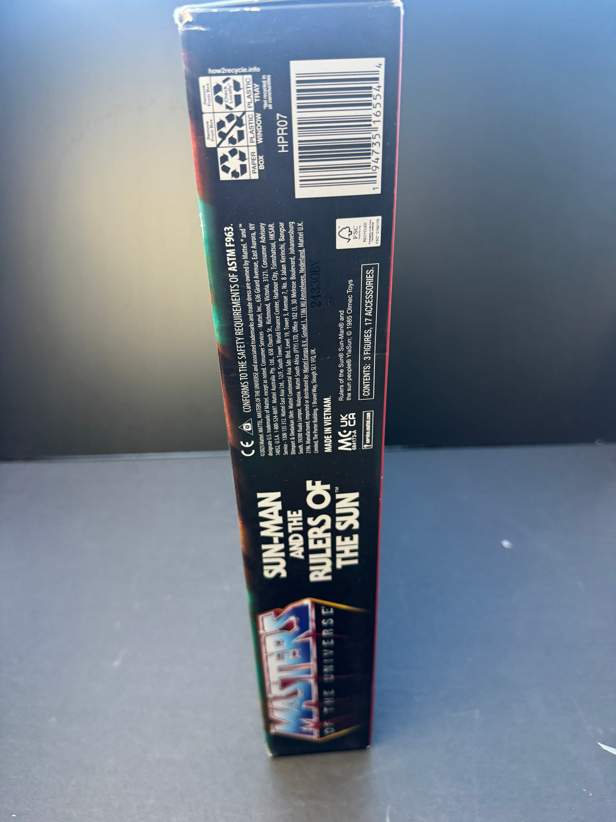 Masters Of The Universe Origins Sun Man And the Rulers Of The Sun 3 Pack Mattel