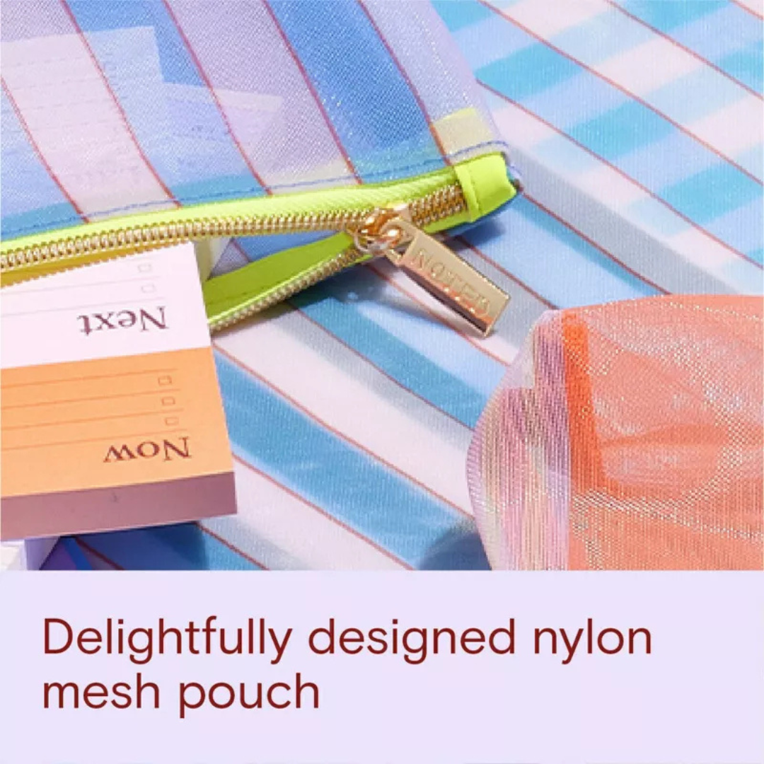 Noted by Post-it Pen and Pencil Pouch, Orange & Pink