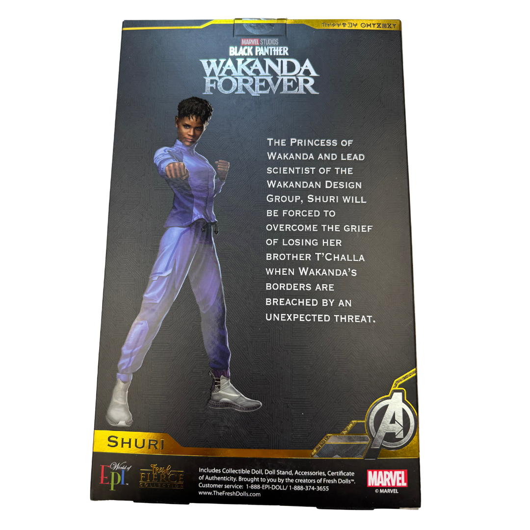 Marvel Studios Fresh Fierce Collection: Shuri Action Figure - Wakanda Forever!