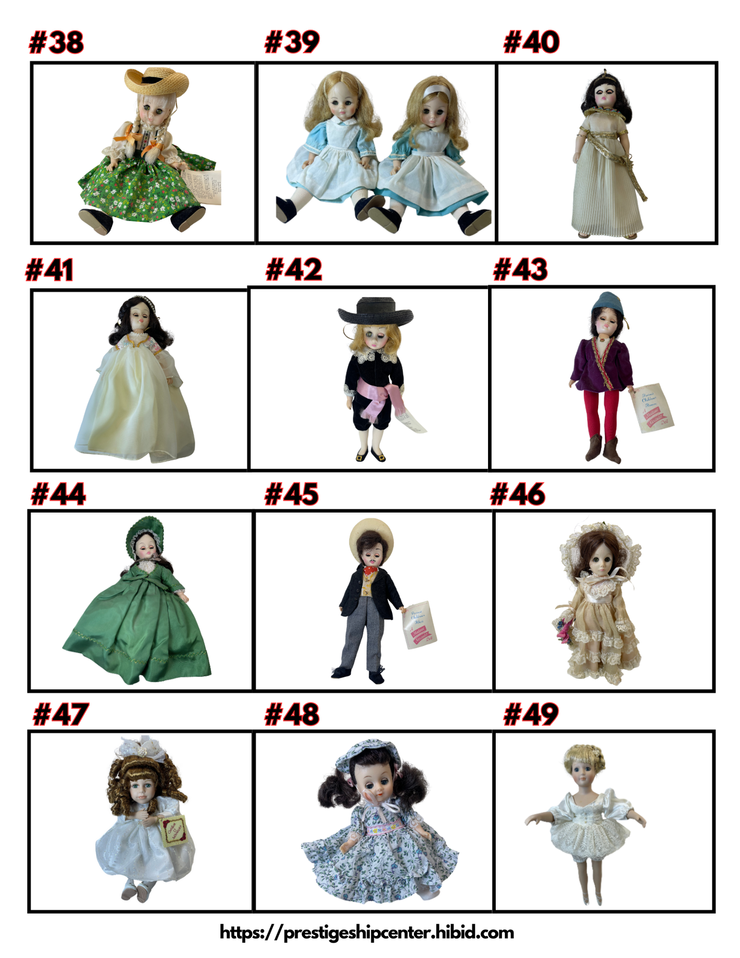 SOLD | Doll Auction | Closed