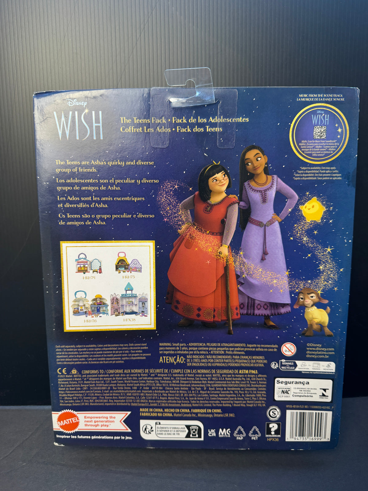 Mattel 2023 Disney Wish The Teens Pack (9 Figure Character Pack) Brand New