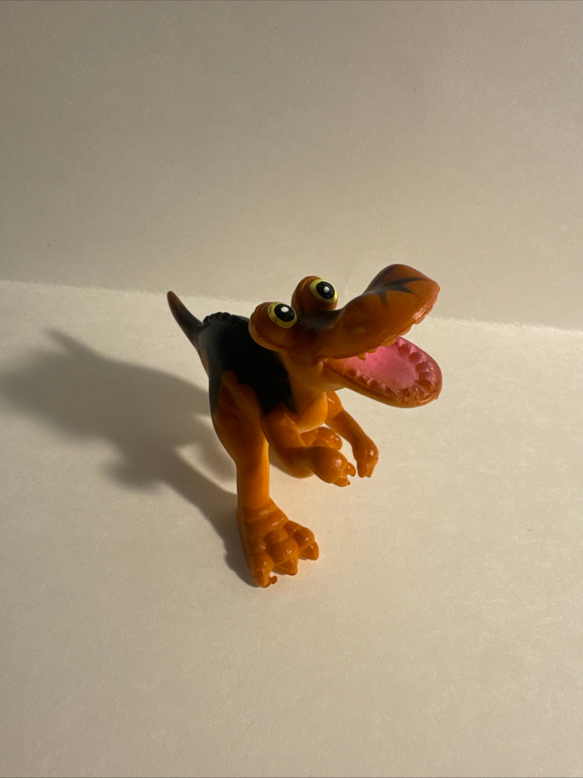 507 - Vintage Gosnell Dinosaur Toy Figure Set Dino Animated Cartoon Big Eye Retro Lot