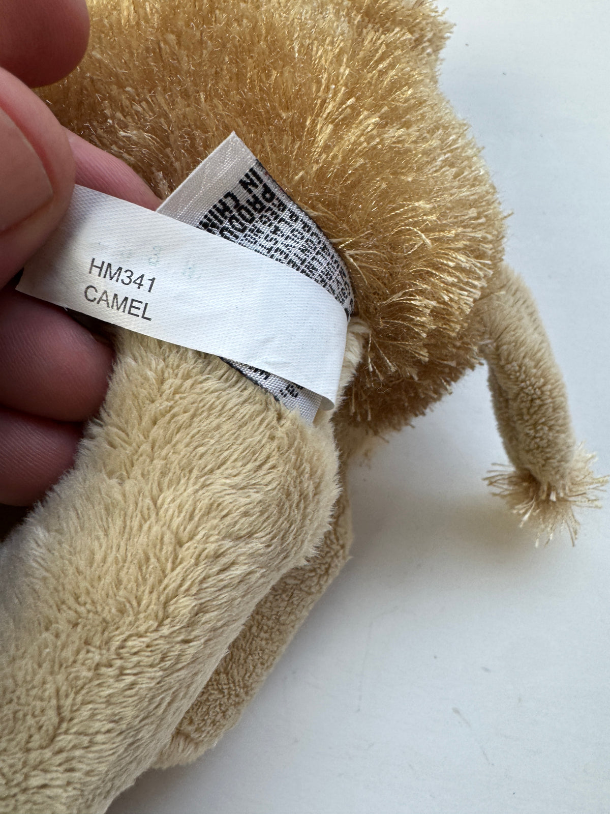 329 - Ganz Webkinz Plush Camel 8" Tan Stuffed Animal HM341 No Code