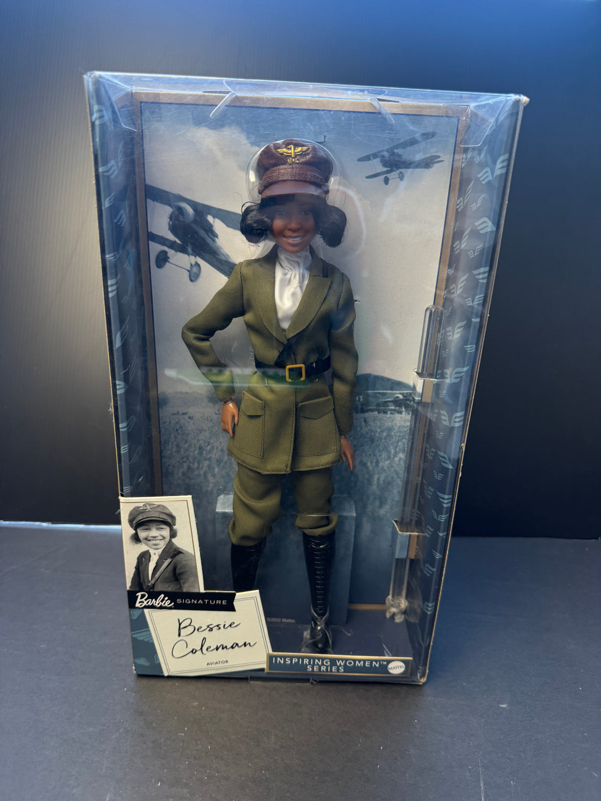 Barbie Doll Bessie Coleman Inspiring Women Collector Series Signature