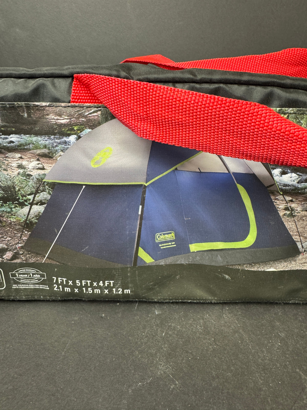 COLEMAN 2-PERSON SUNDOME DOME CAMPING TENT NAVY NEW