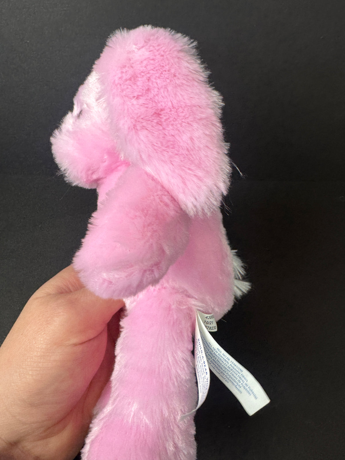 541 - Build-A-Bear Mini Bunny Pink Pawlette 9" Plush Stuffed Animal