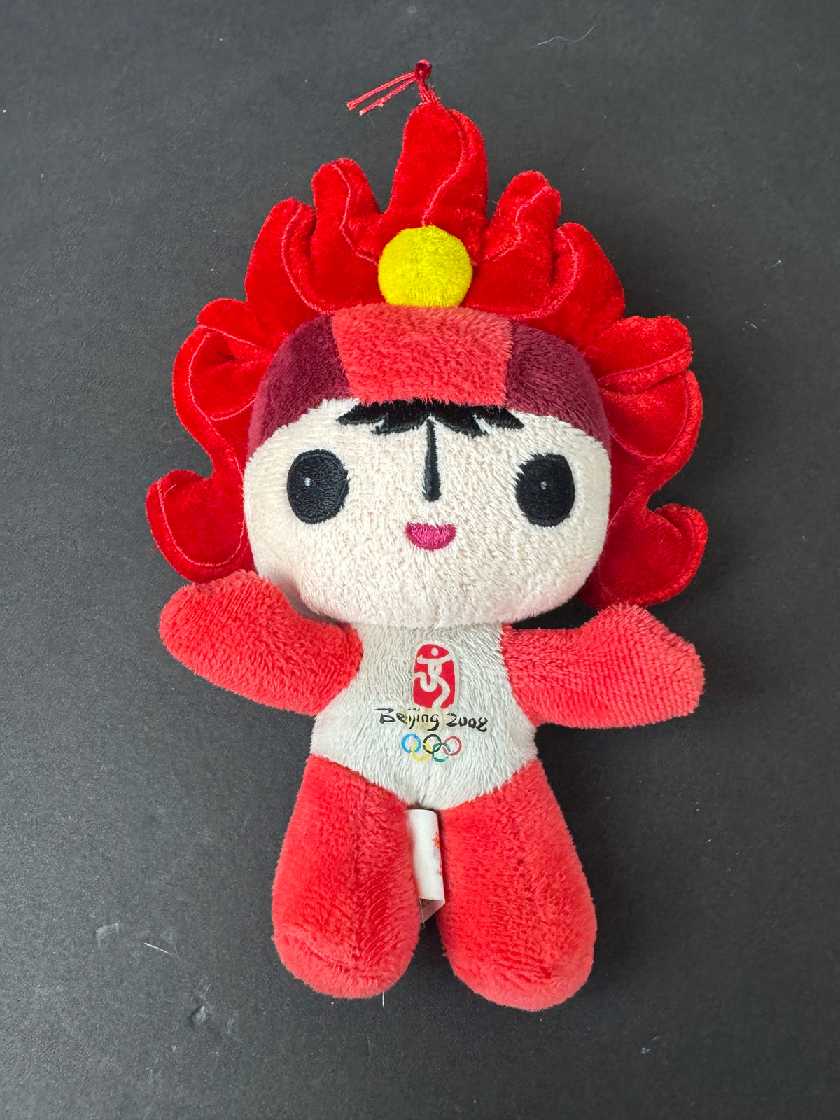 548 - Beijing 2008 Mascot Plush Doll Huanhuan Red Fire Fuwa Olympics