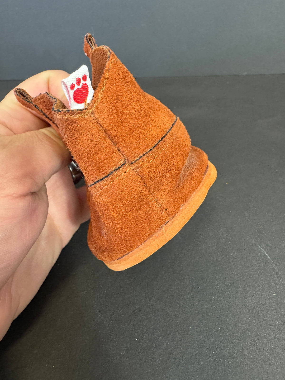 434 - Build-A-Bear Cowboy Boots Stitched Brown Slip On Woody Western BABW