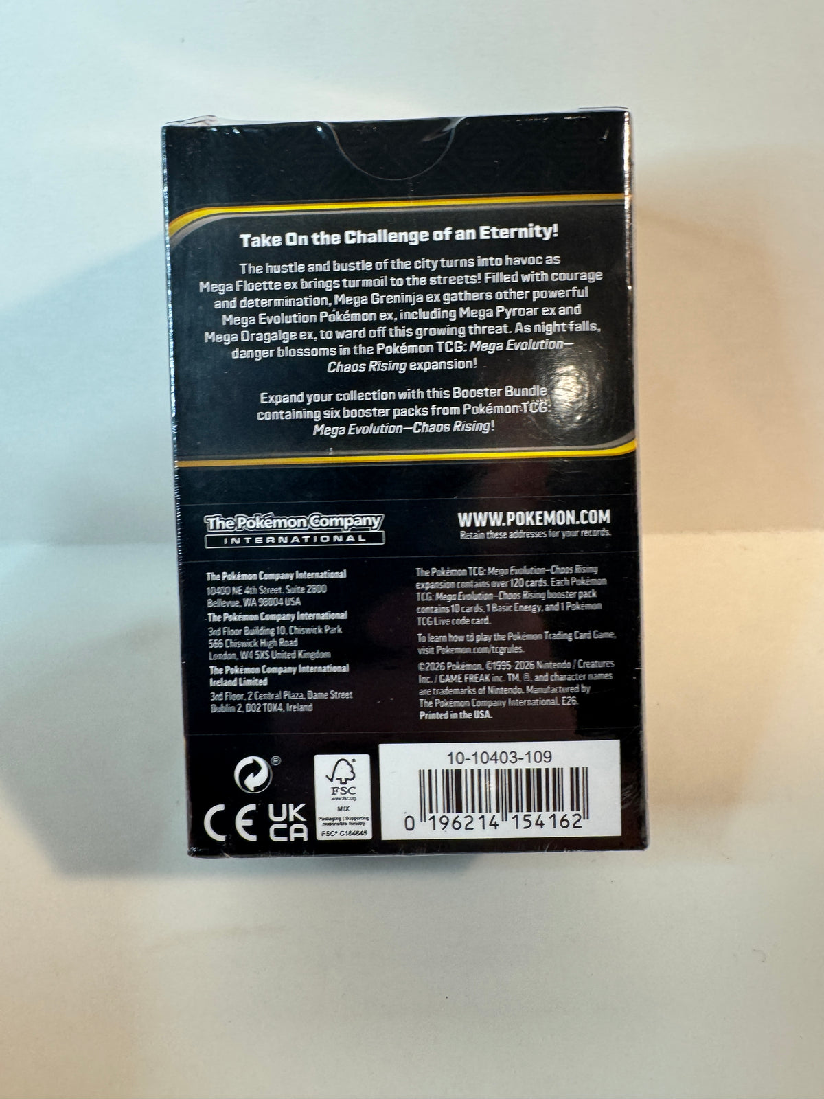 Booster Bundle Chaos Rising ME04 Pokemon TCG