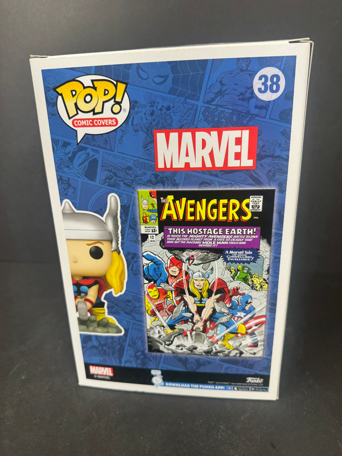 FUNKO POP ! THOR 38 AVENGERS COLLECTION TARGET EXCLUSIVE COMIC COVERS