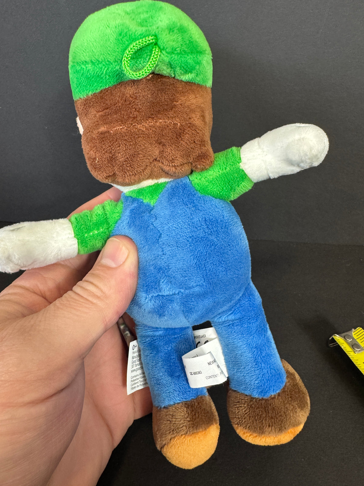 394 - Super Mario Bros Luigi Plush Doll Stuffed Soft Toy 8"