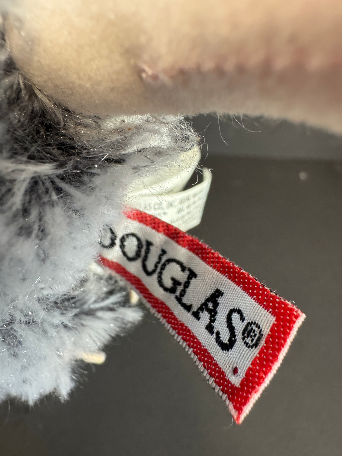 030 - Douglas OLIVER POSSUM Plush Toy Stuffed Animal 9” Soft Cuddle Gray White Opposum