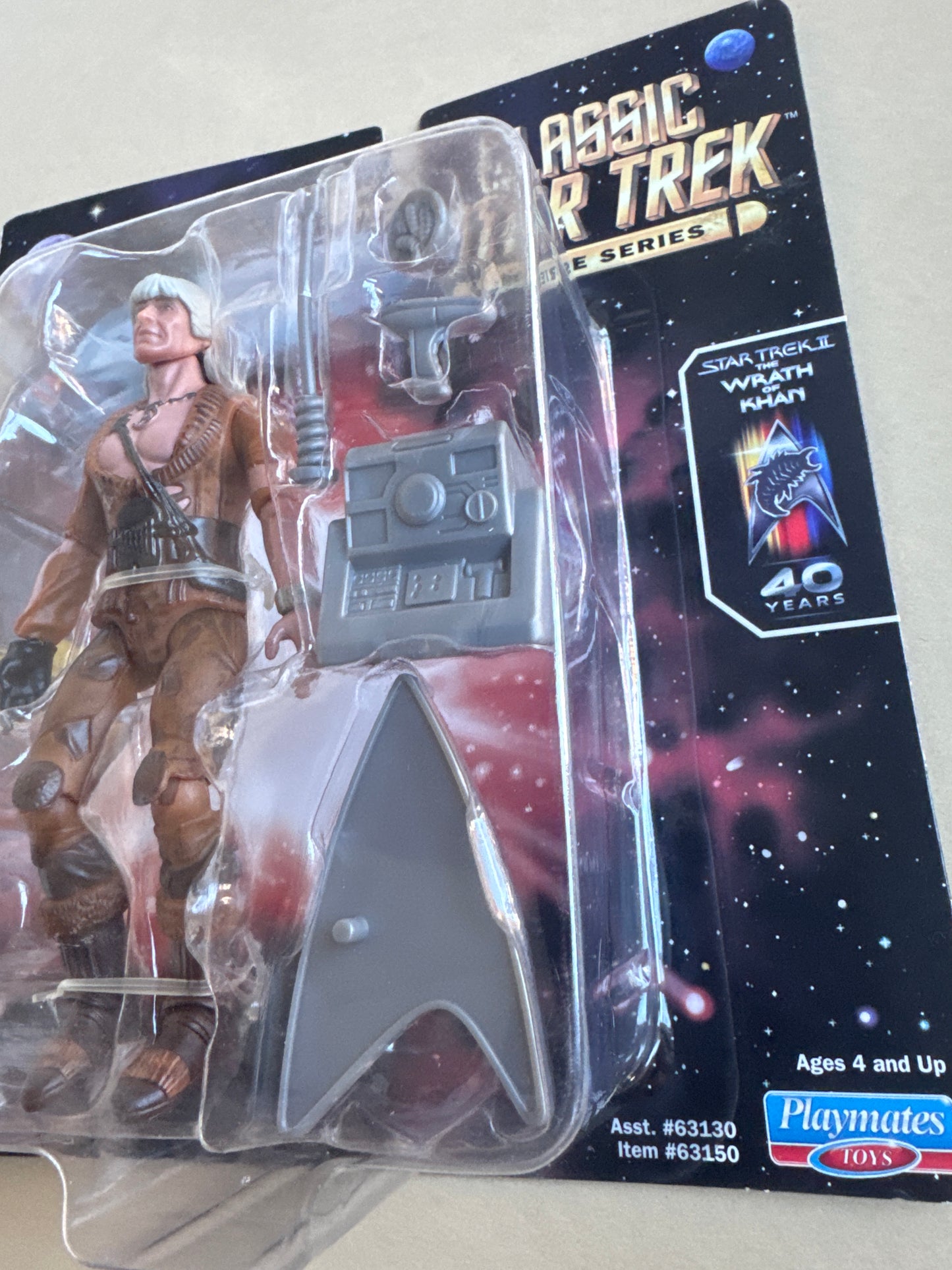 STAR TREK Playmates Toys Wrath of Khan Noonien Singh 5"