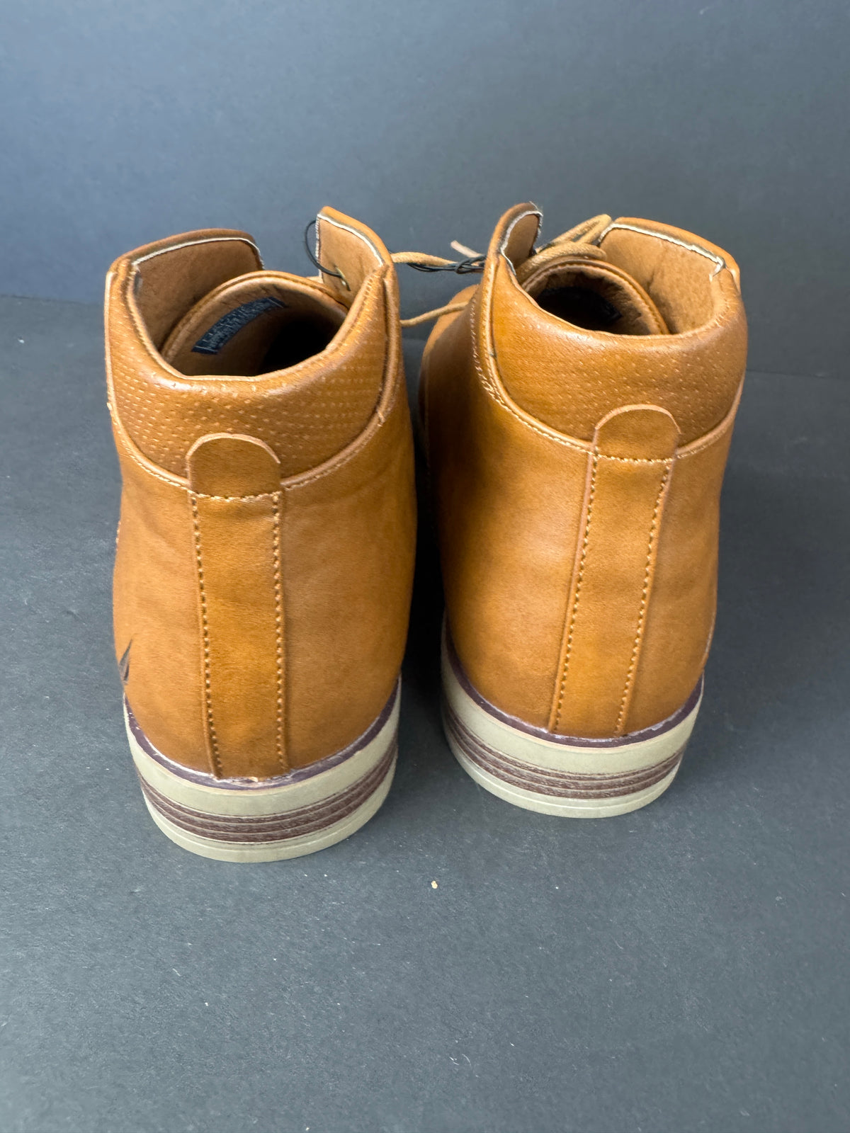 Nautica Largo Ankle Boots Mens 12 Men’s Lace Up Tan