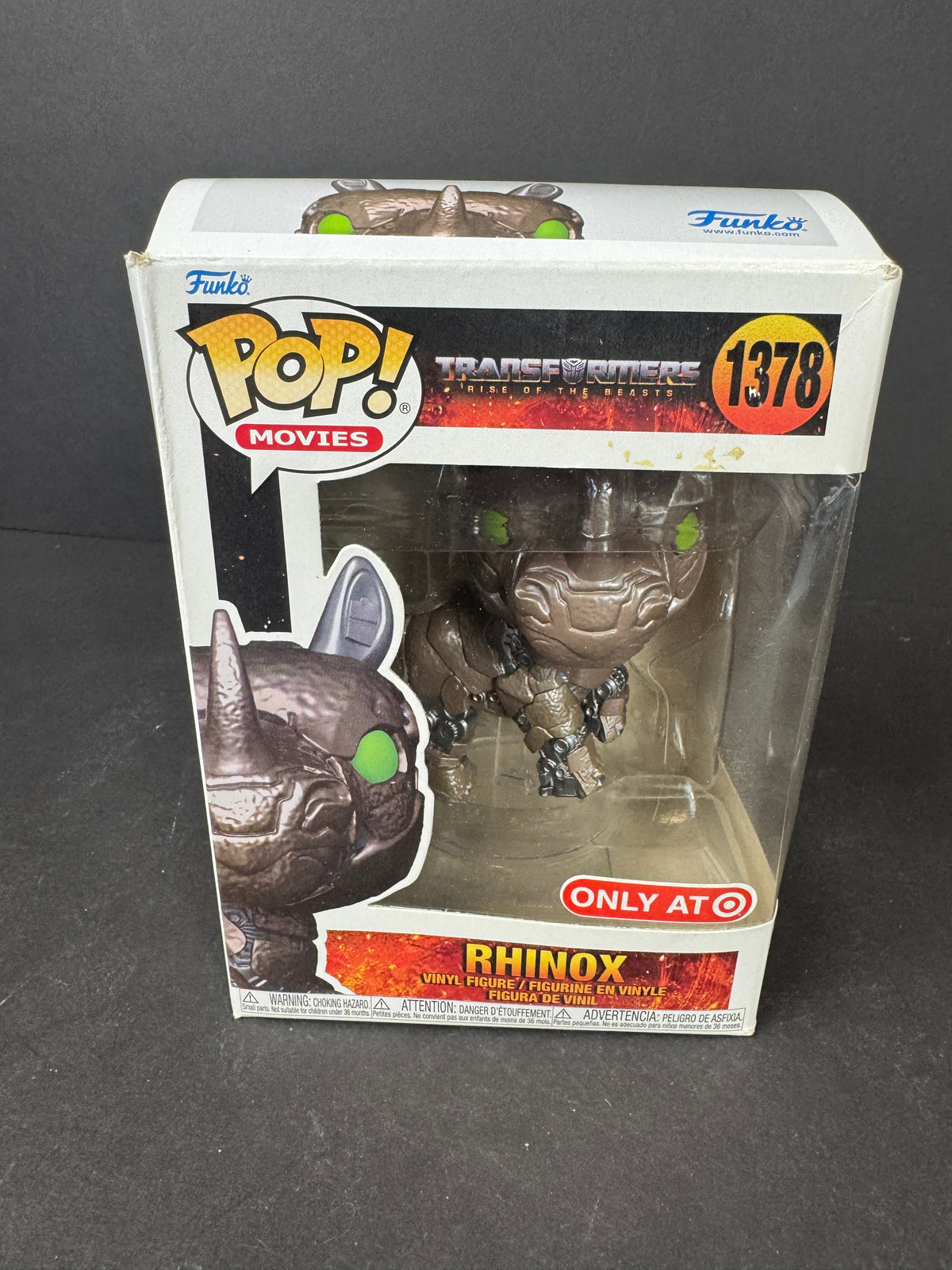 Funko POP! Movies Transformers Rise of the Beast Rhinox Vinyl Figure # 1378