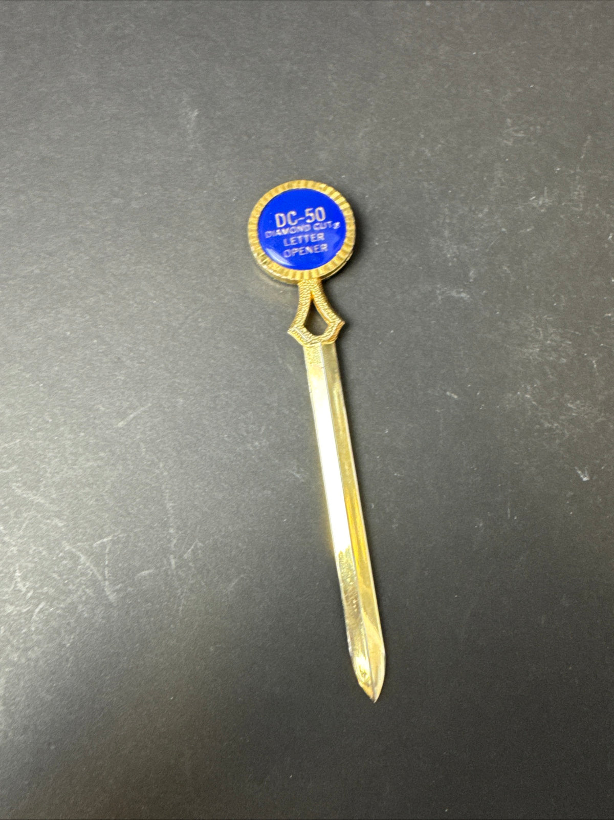 487 - letter opener city employees credit union DC – 50 diamond cut