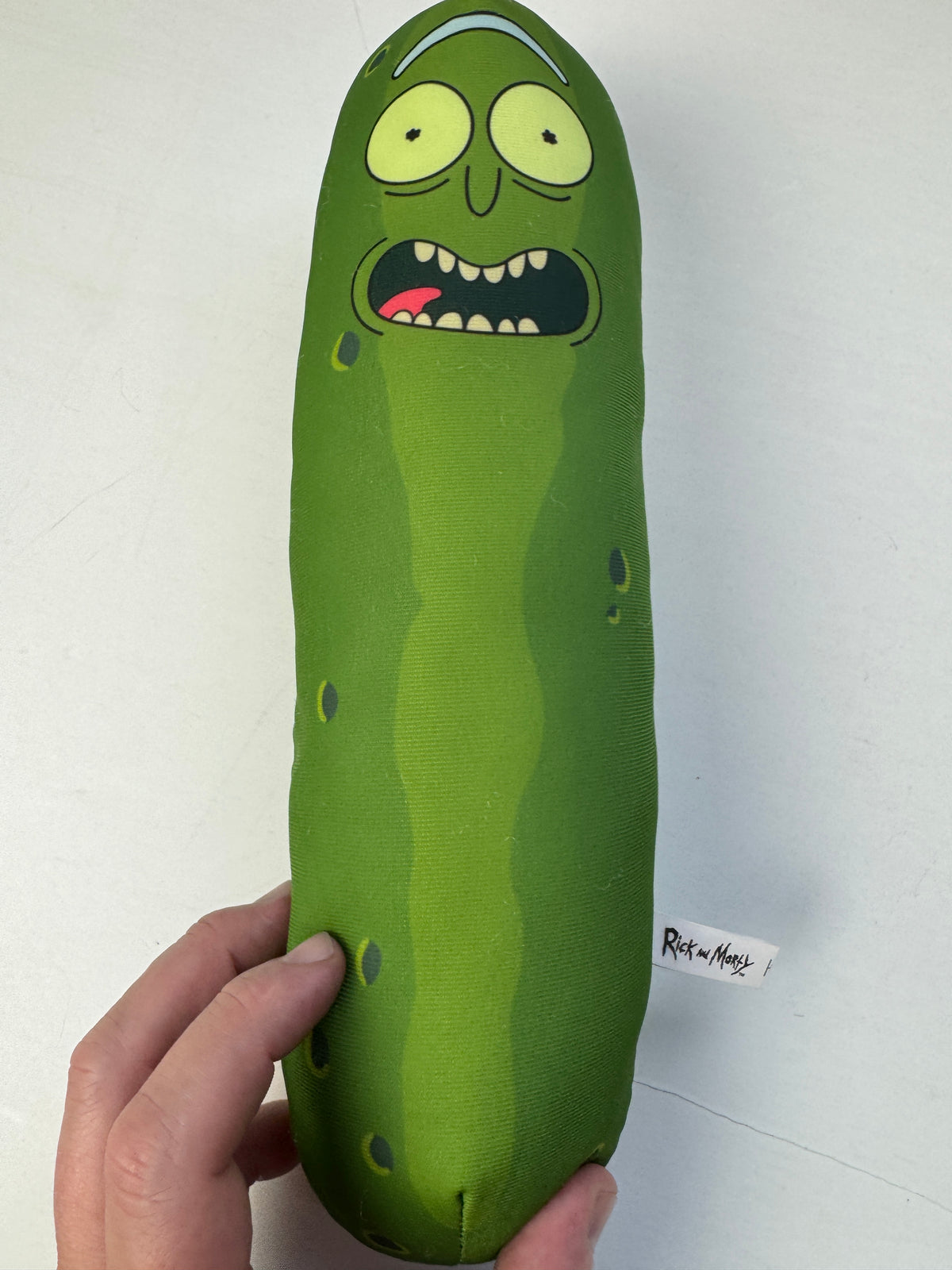265 - 2022 Adult Swim 13” Pickle Rick and Morty Stuffed Animal Plush Green