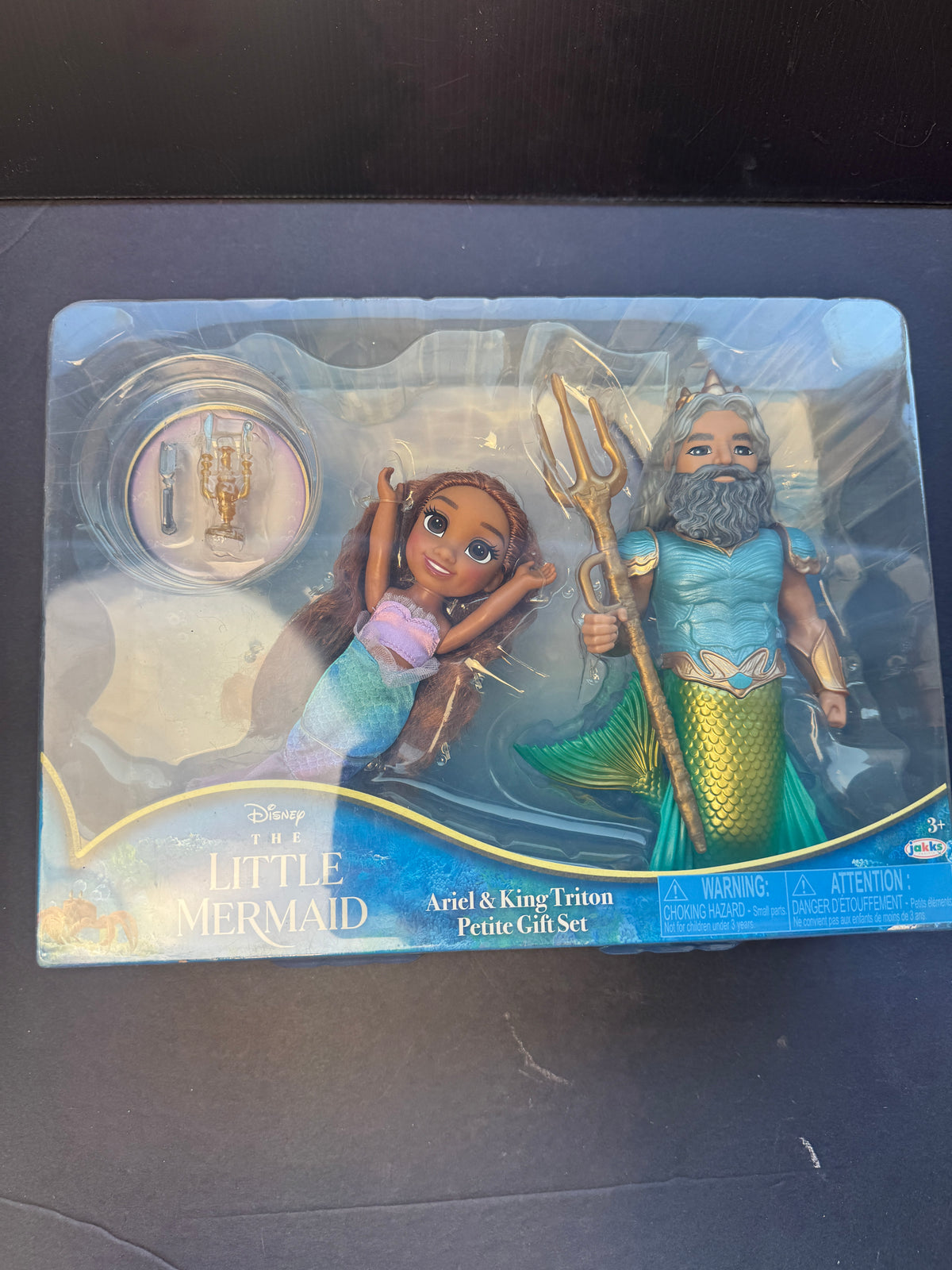 Live Action Little Mermaid Ariel & King Triton Petite Doll Gift Set