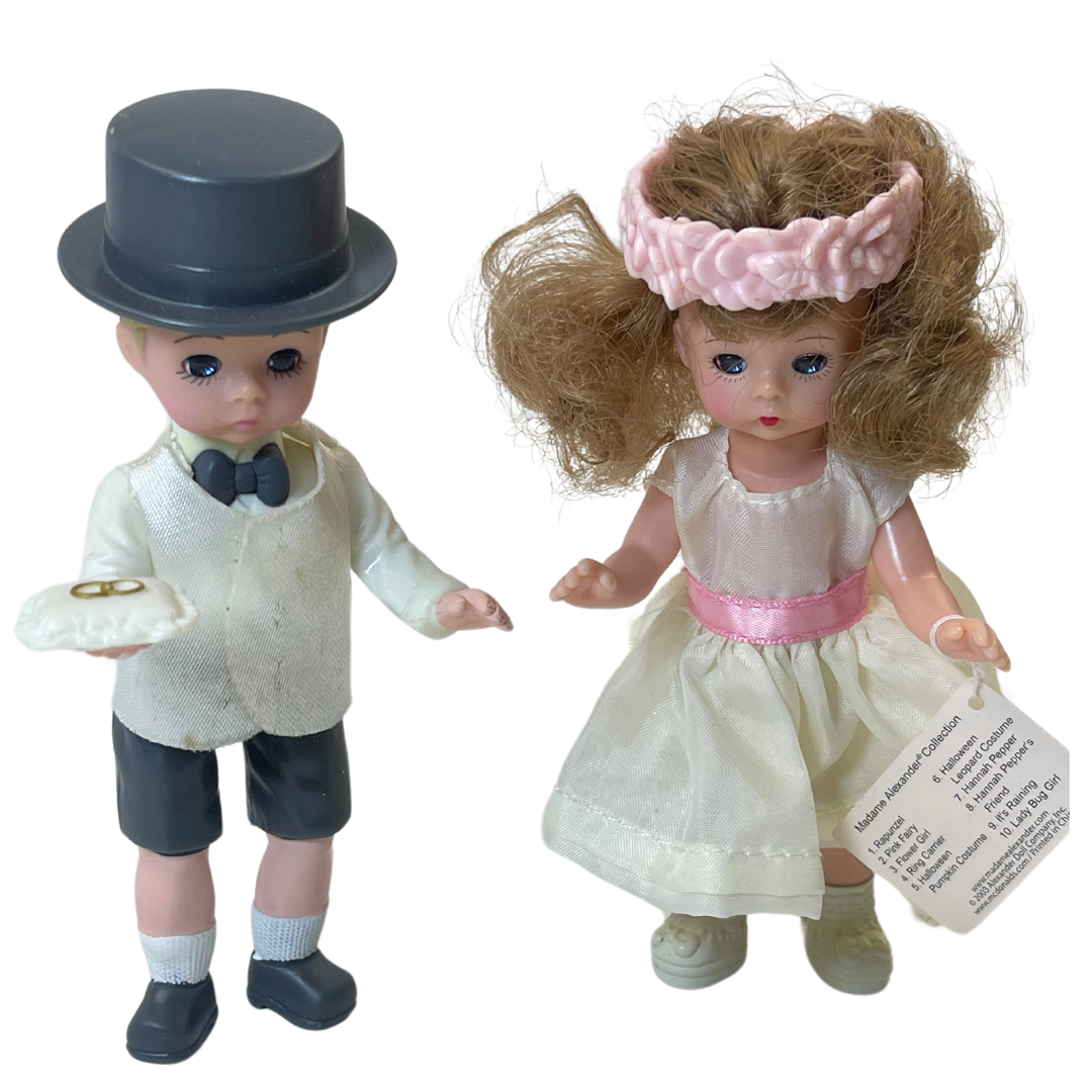 Estate- flower girl and ring boy VTG Madame Alexander