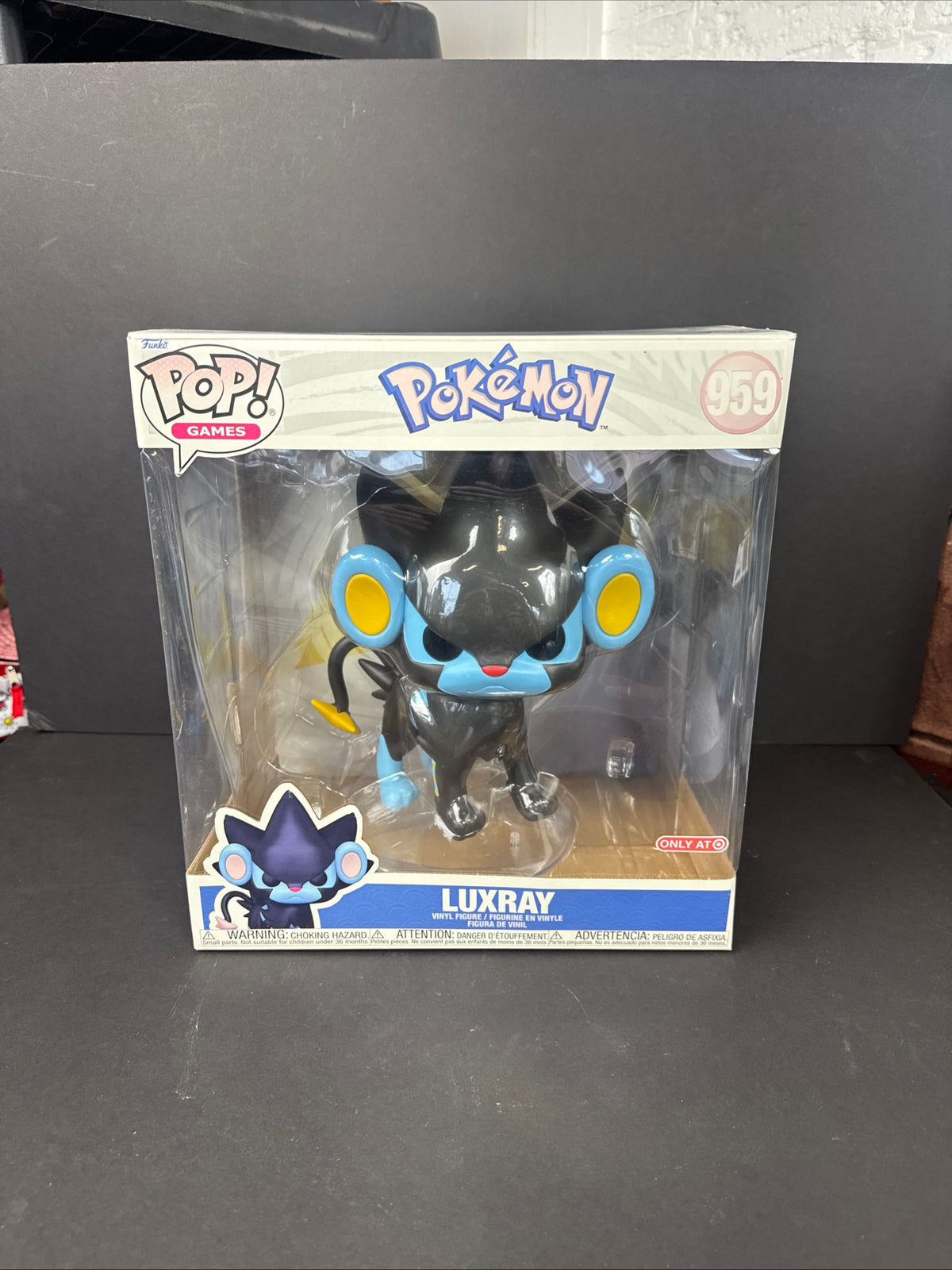 Funko Pop! Games Vinyl Jumbo 10" in Pokémon Luxray Only at Target Exclusive #959