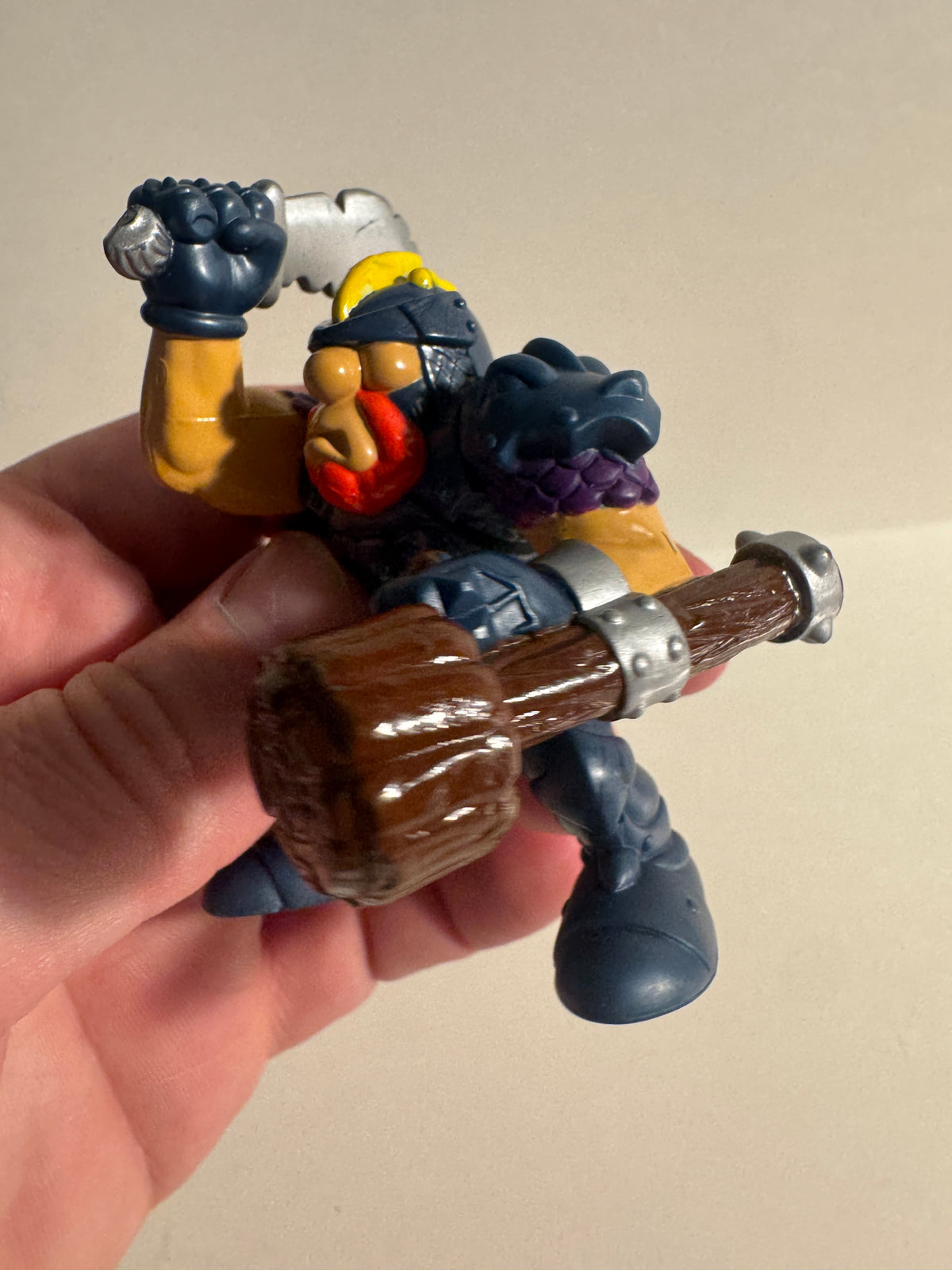 506 - Fisher Price Great Adventures Blue Knight Sword And Ram
