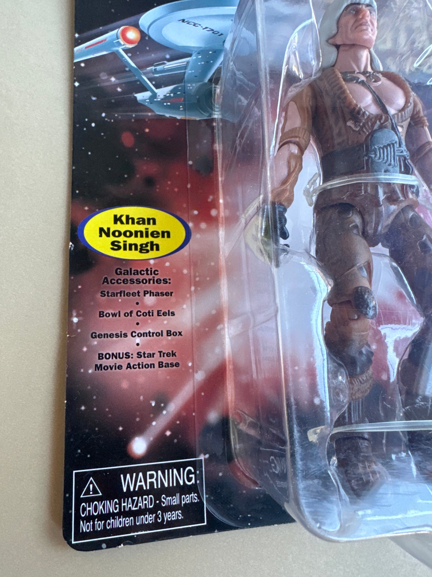 STAR TREK Playmates Toys Wrath of Khan Noonien Singh 5"