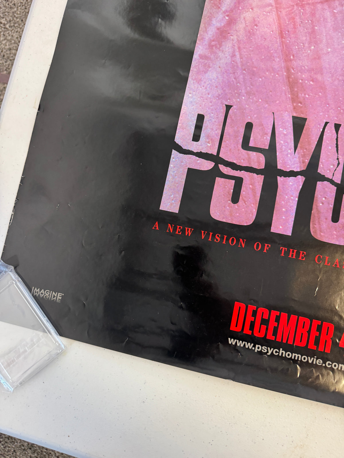 PSYCHO Original POSTER - 27 X 40 - 2 SIDED
