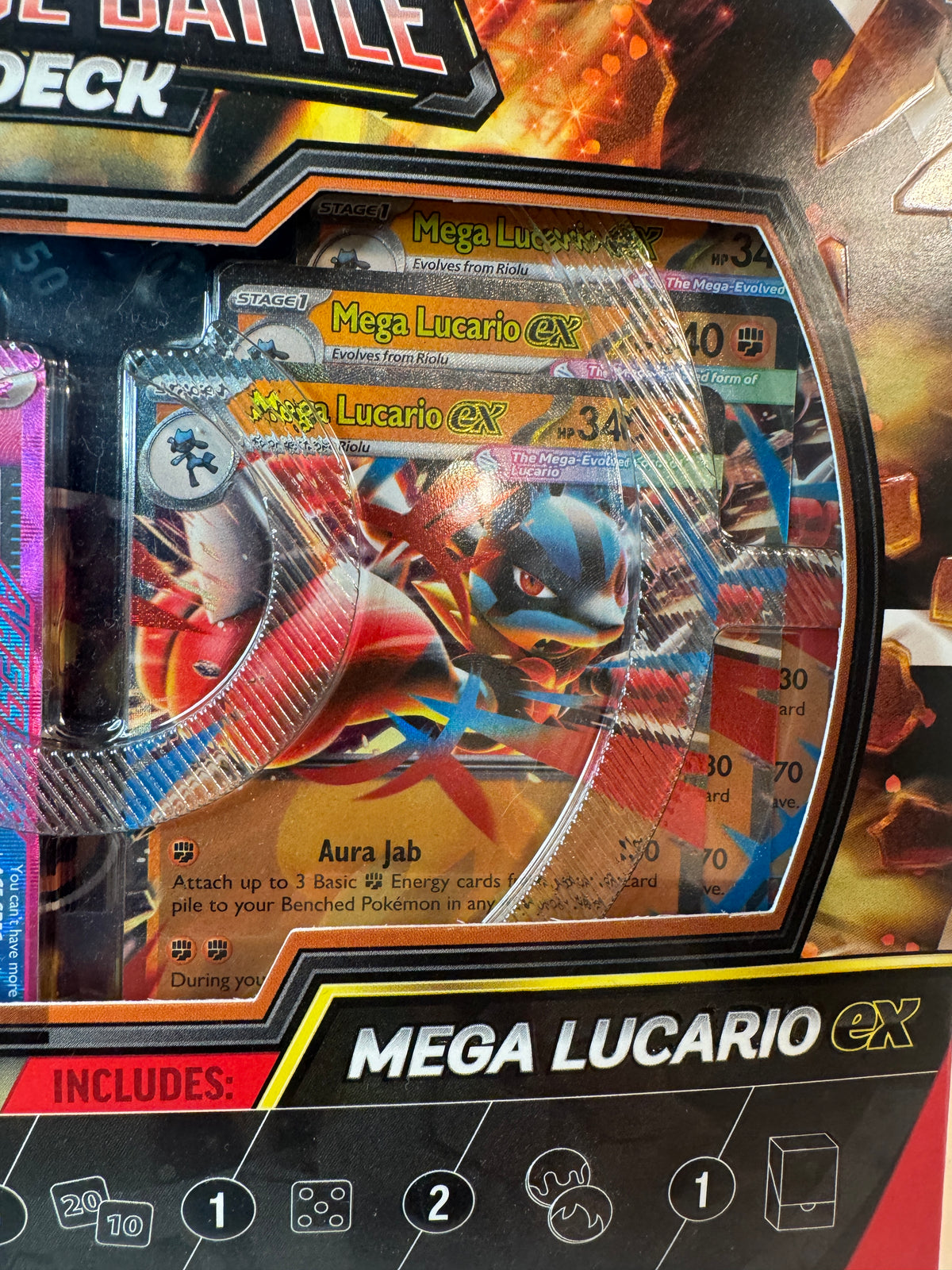 Pokemon TCG Mega Lucario ex League Battle Deck Factory Sealed Box