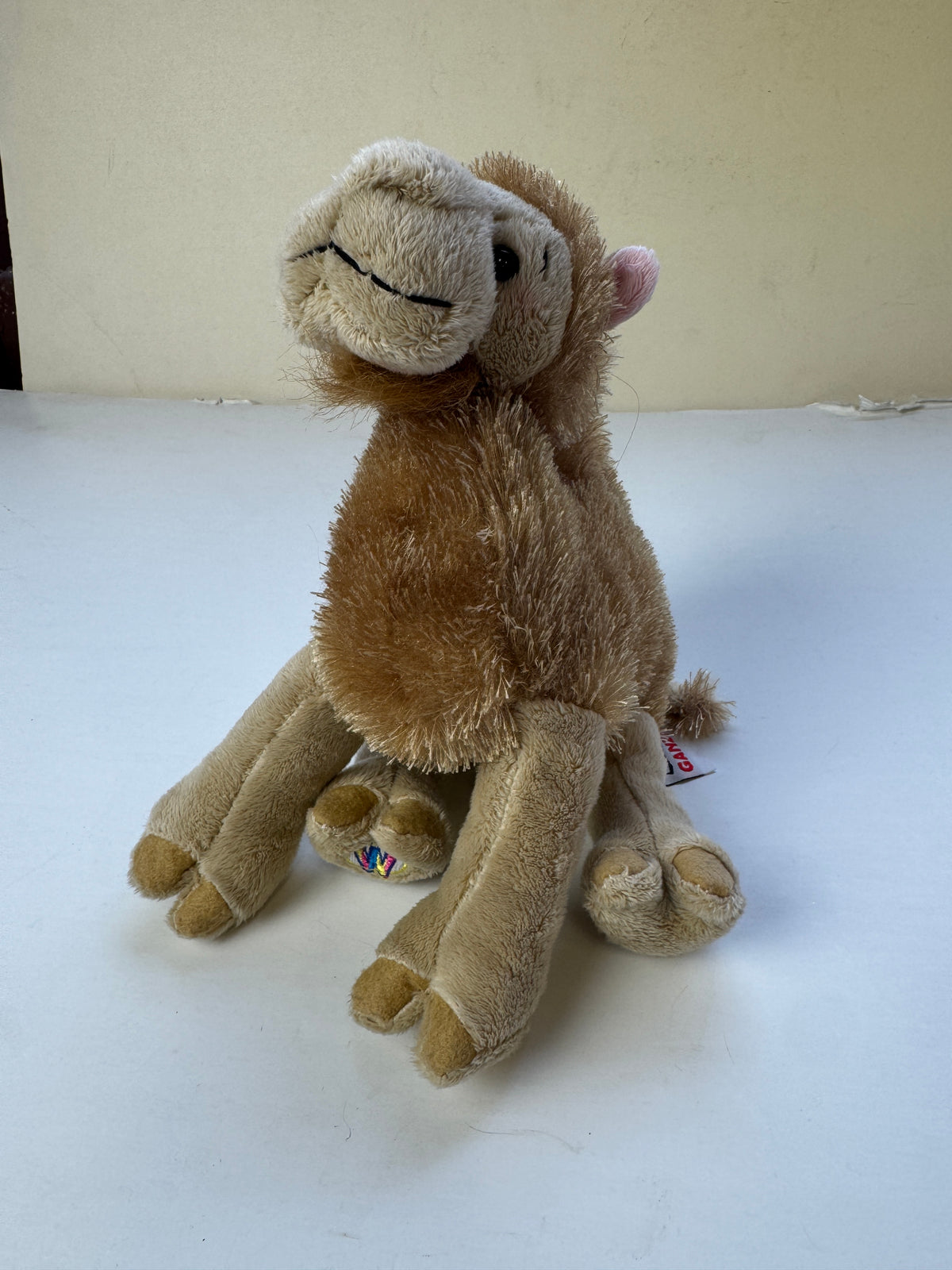 329 - Ganz Webkinz Plush Camel 8" Tan Stuffed Animal HM341 No Code