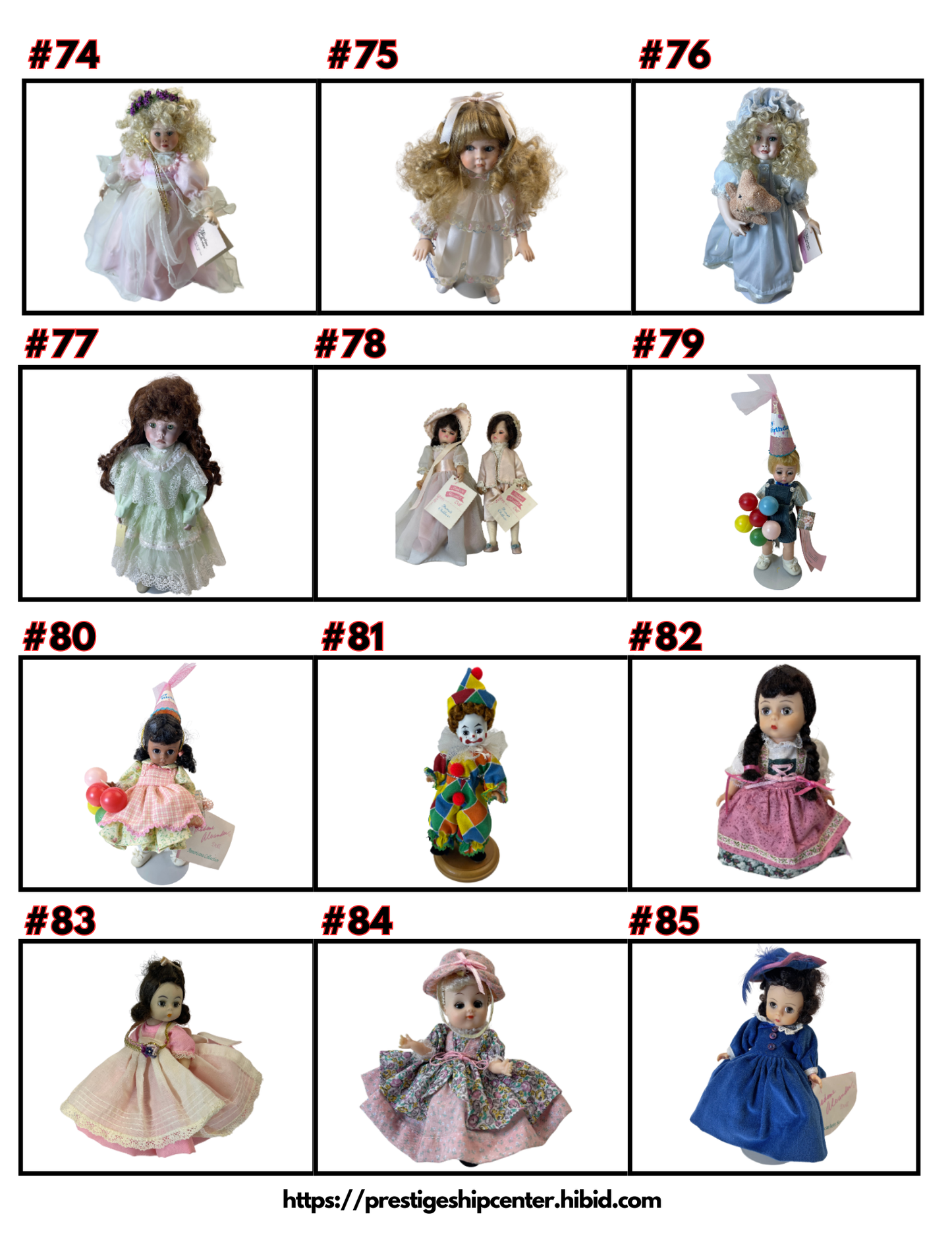 SOLD | Doll Auction | Closed