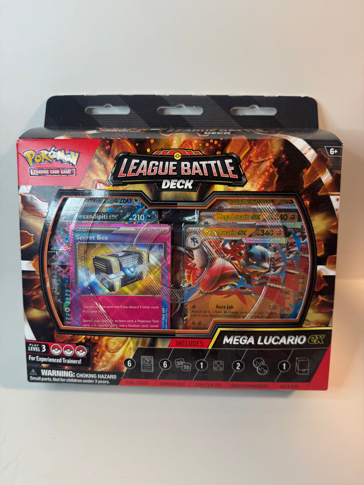 Pokemon TCG Mega Lucario ex League Battle Deck Factory Sealed Box