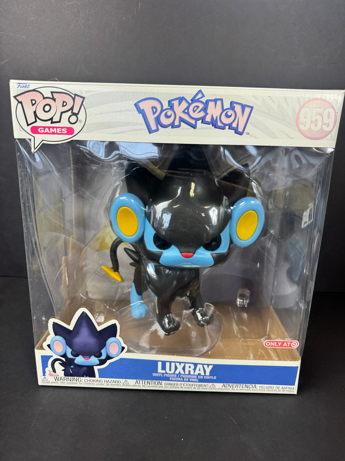 Funko Pop! Games Vinyl Jumbo 10" in Pokémon Luxray Only at Target Exclusive #959