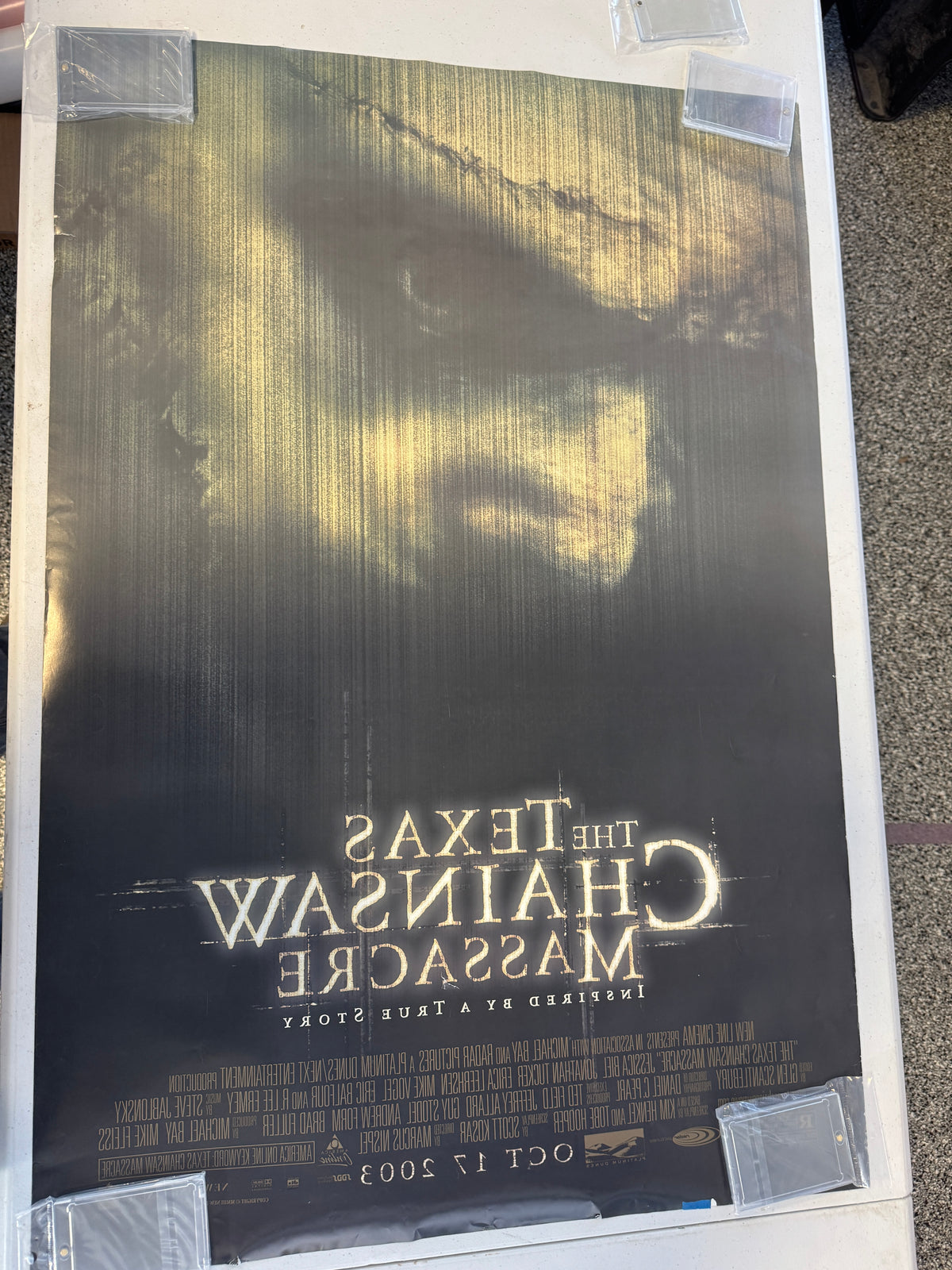 Original TEXAS CHAINSAW MASSACRE 2003 DS * Mint * Theatrical Poster 27 x 40