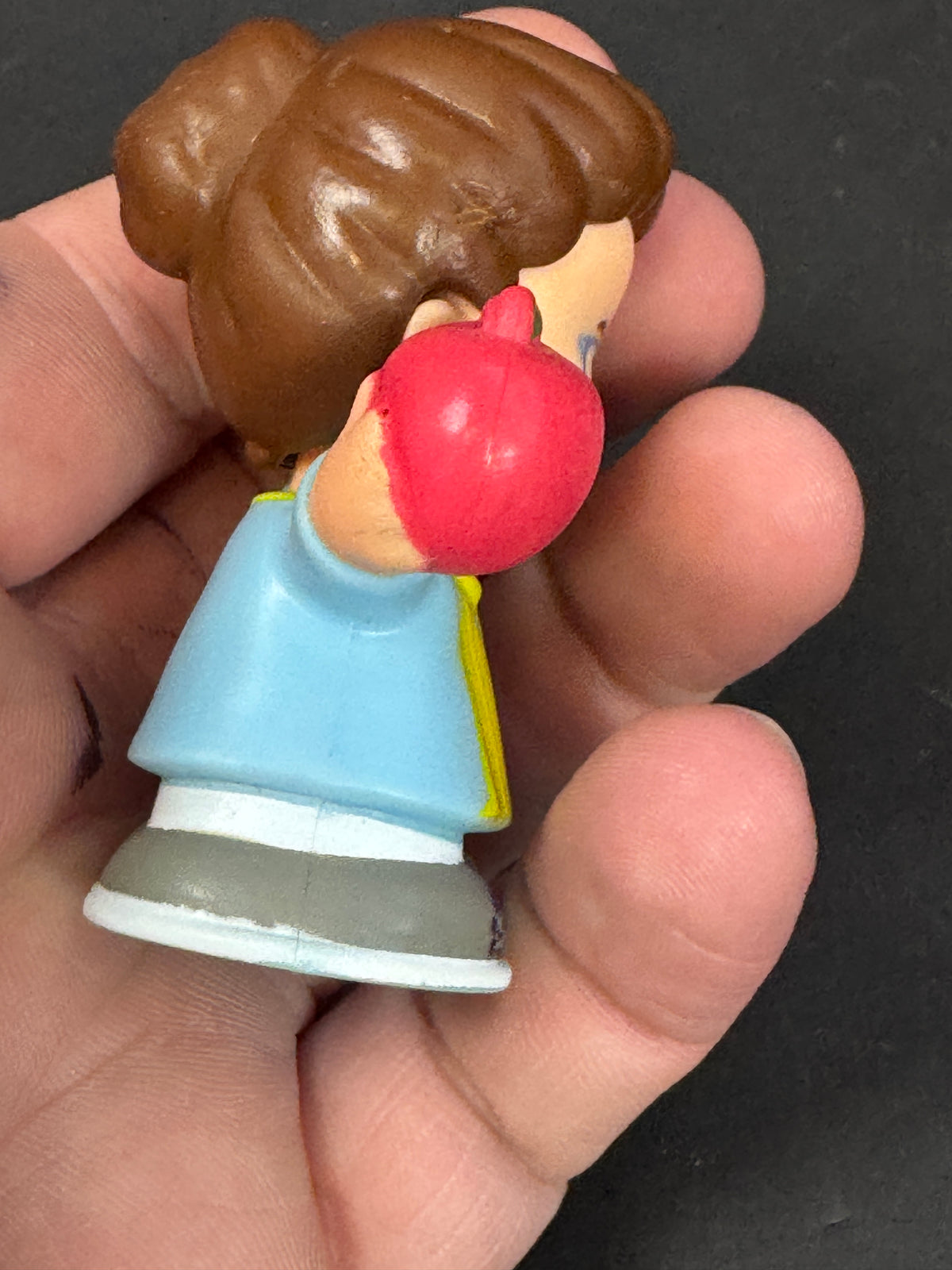 611 - Fisher Price Little People Figure School Teacher Mom Apple Glasses Brown