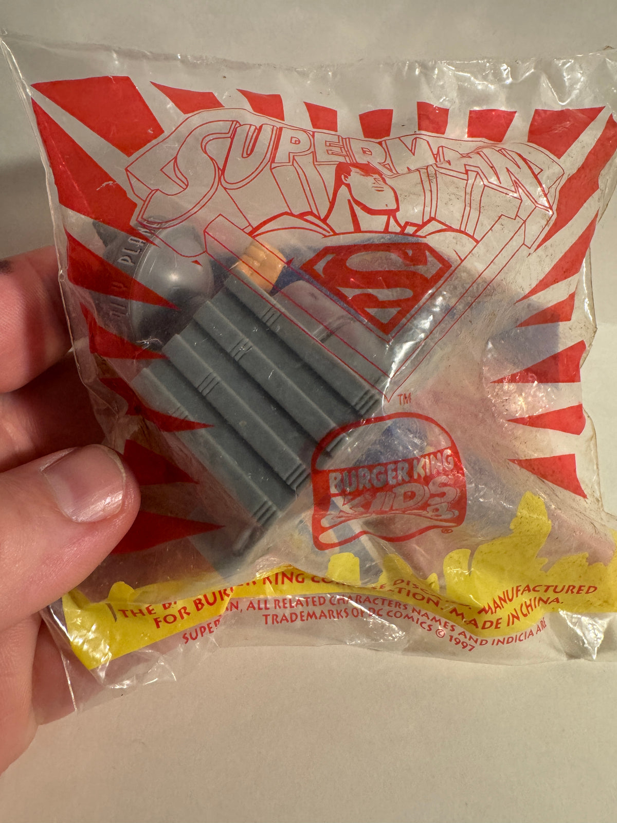 556 - Burger King Kids' Club 1997 Superman The Animated Series Daily Planet Balancer