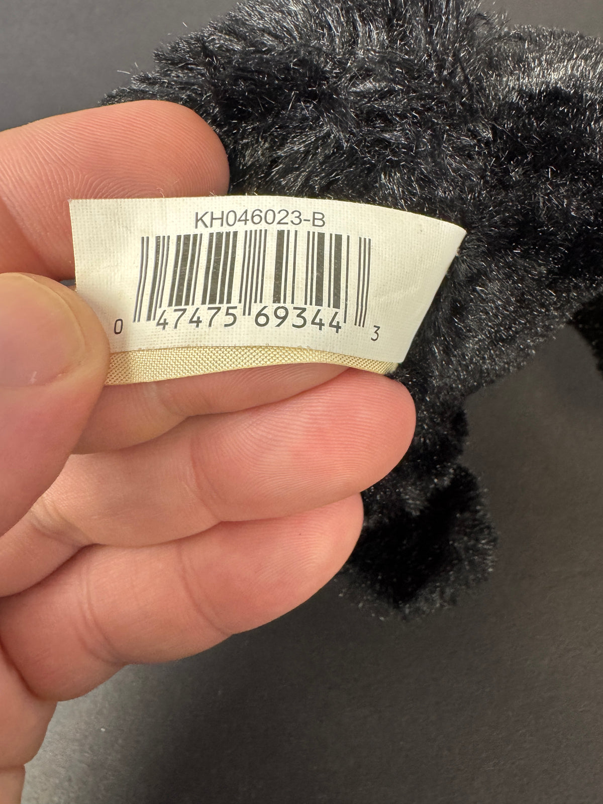 569 - Halloween 6" Glitter Eyes Black Orange Skeleton KITTY Cat Plush