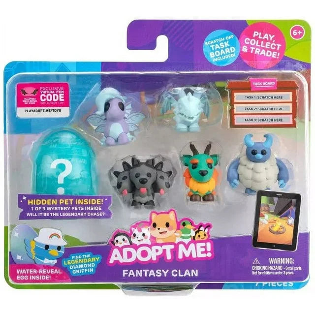 Adopt Me! Pet Fantasy Clan Mini Figure 6-Pack