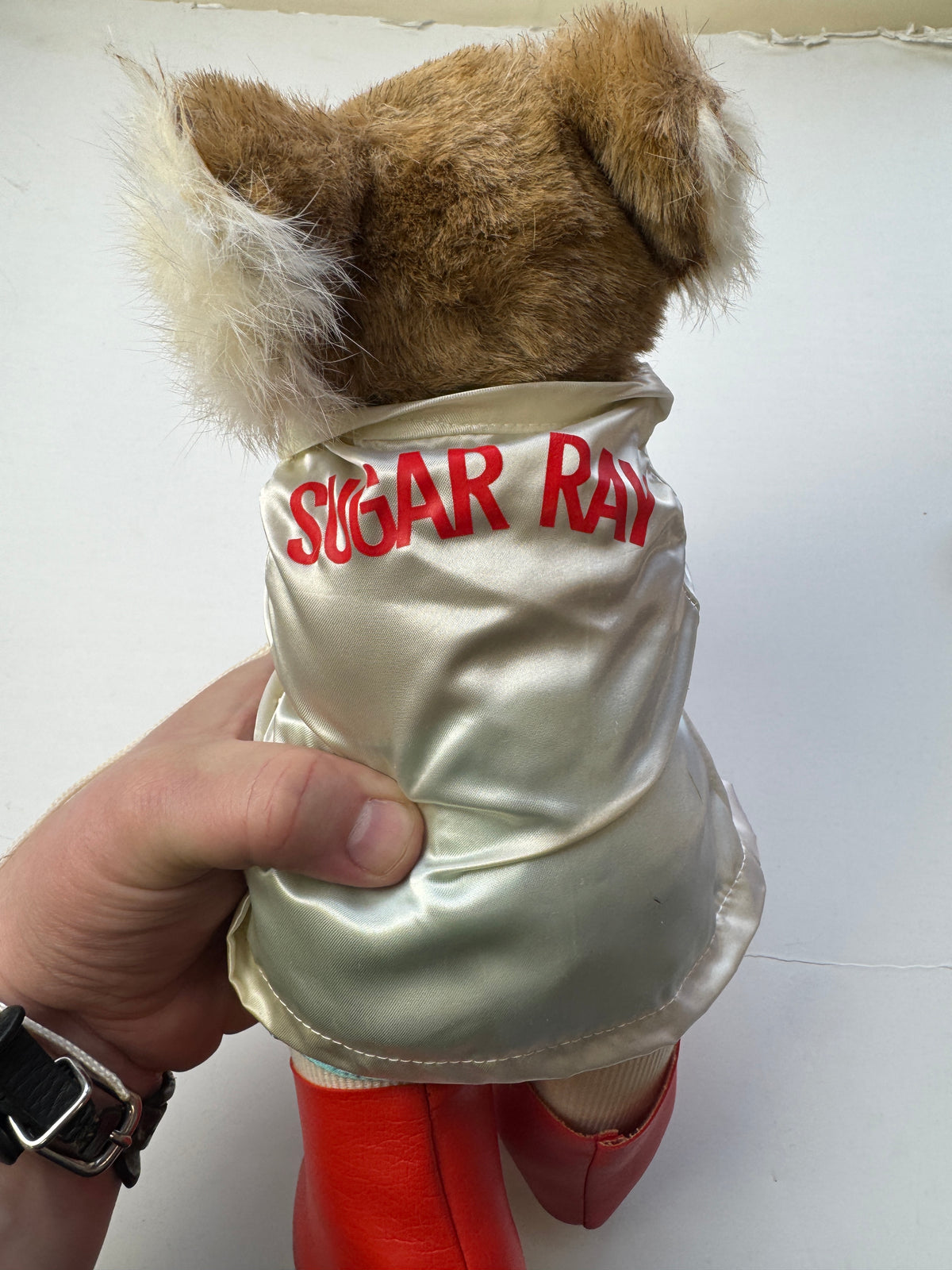 022 - Vintage 1984 ITI Hawaii Bear Buddies Sugar Ray Boxer Bear Plush w/ Original Tag rare