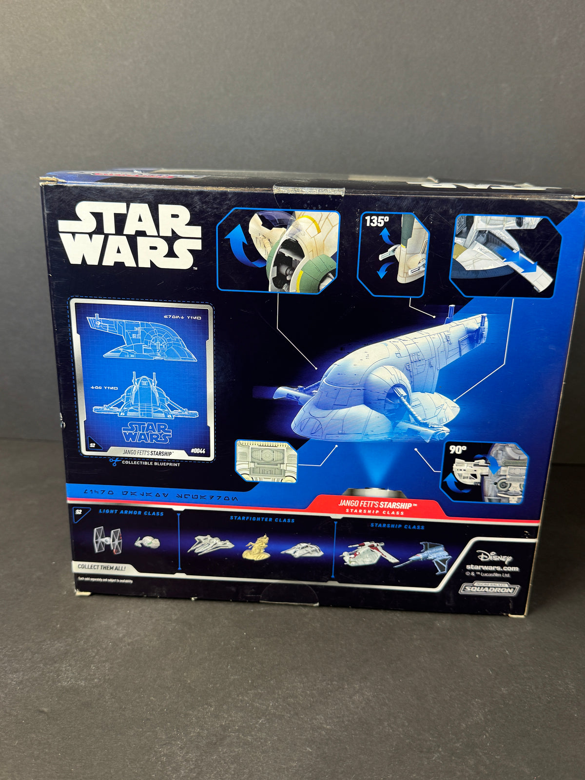 Jazwares Disney 2022 Star Wars Jango Fett’s Starship Micro Galaxy Squadron